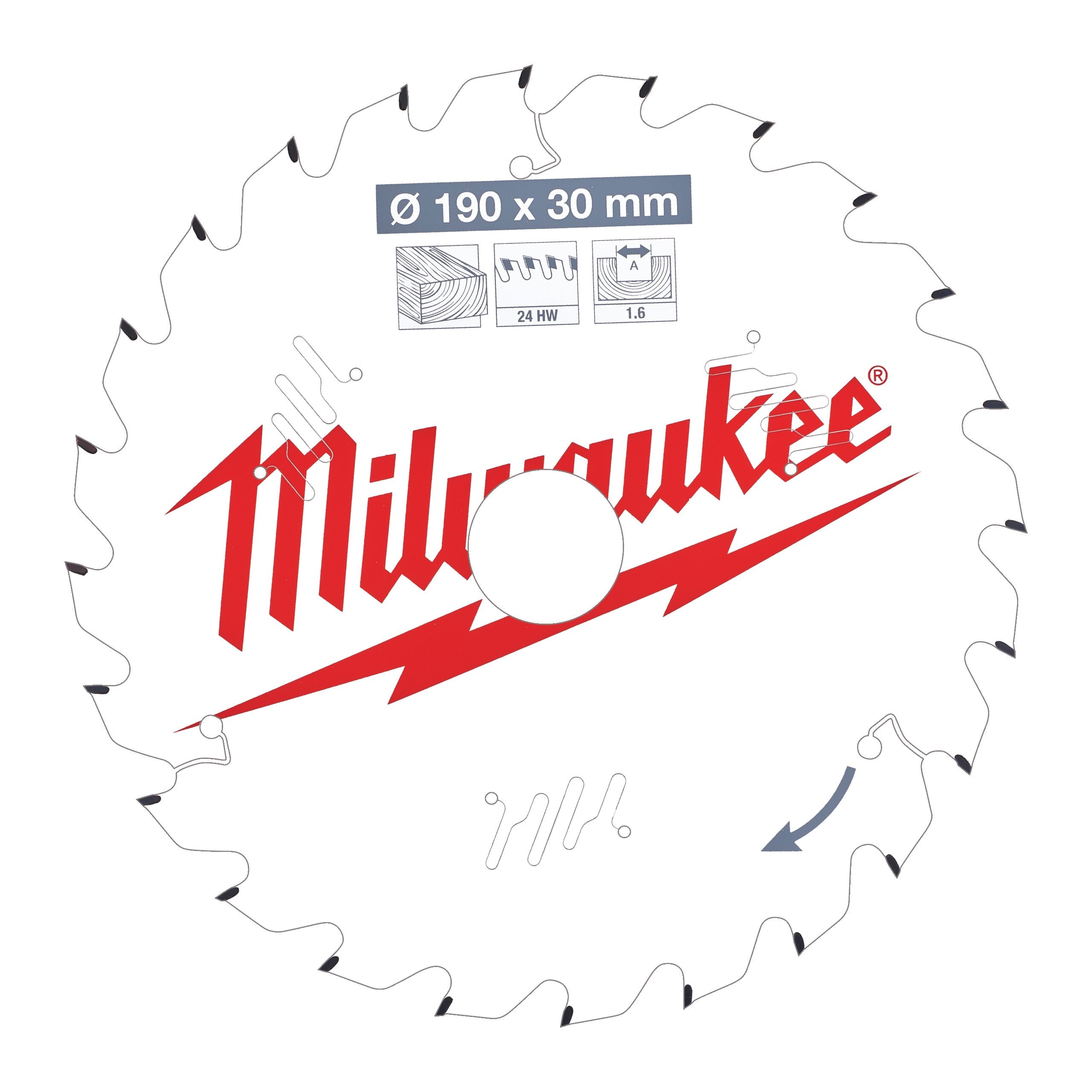 Milwaukee 4932471300 Csb P W 190 X 30 X 1,6 X 24atb