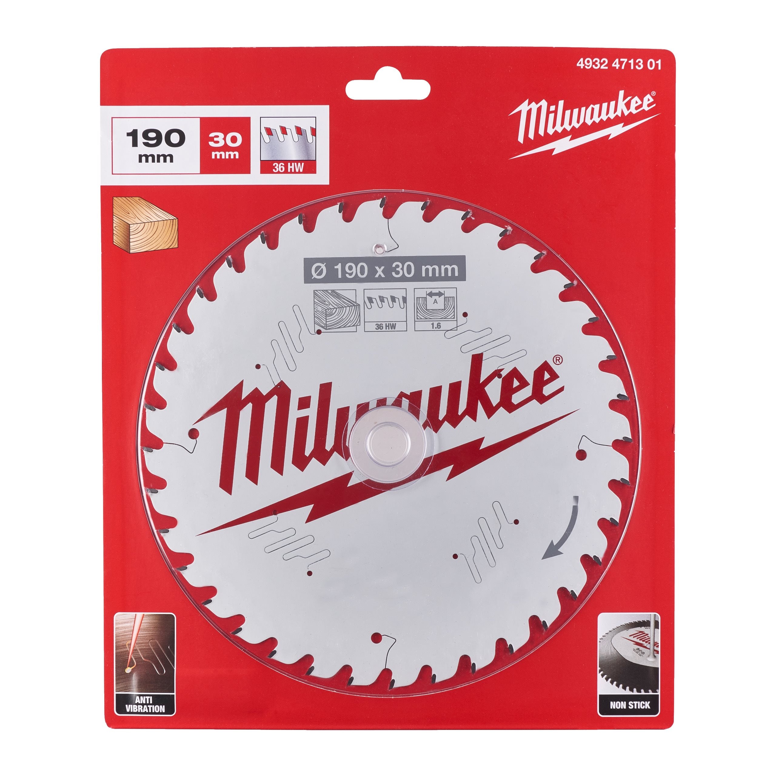 Milwaukee 4932471301 Csb P W 190 X 30 X 1,6 X 36atb