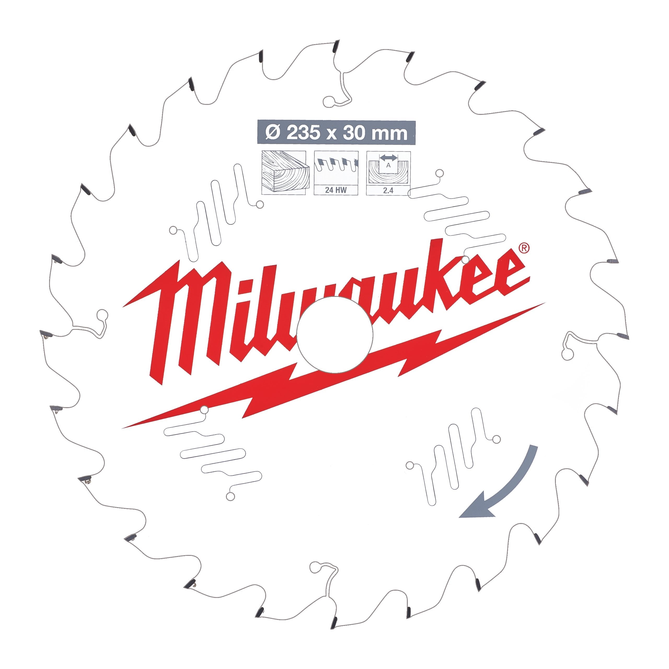 Milwaukee 4932471305 Csb P W 235 X 30 X 2,4 X 24atb