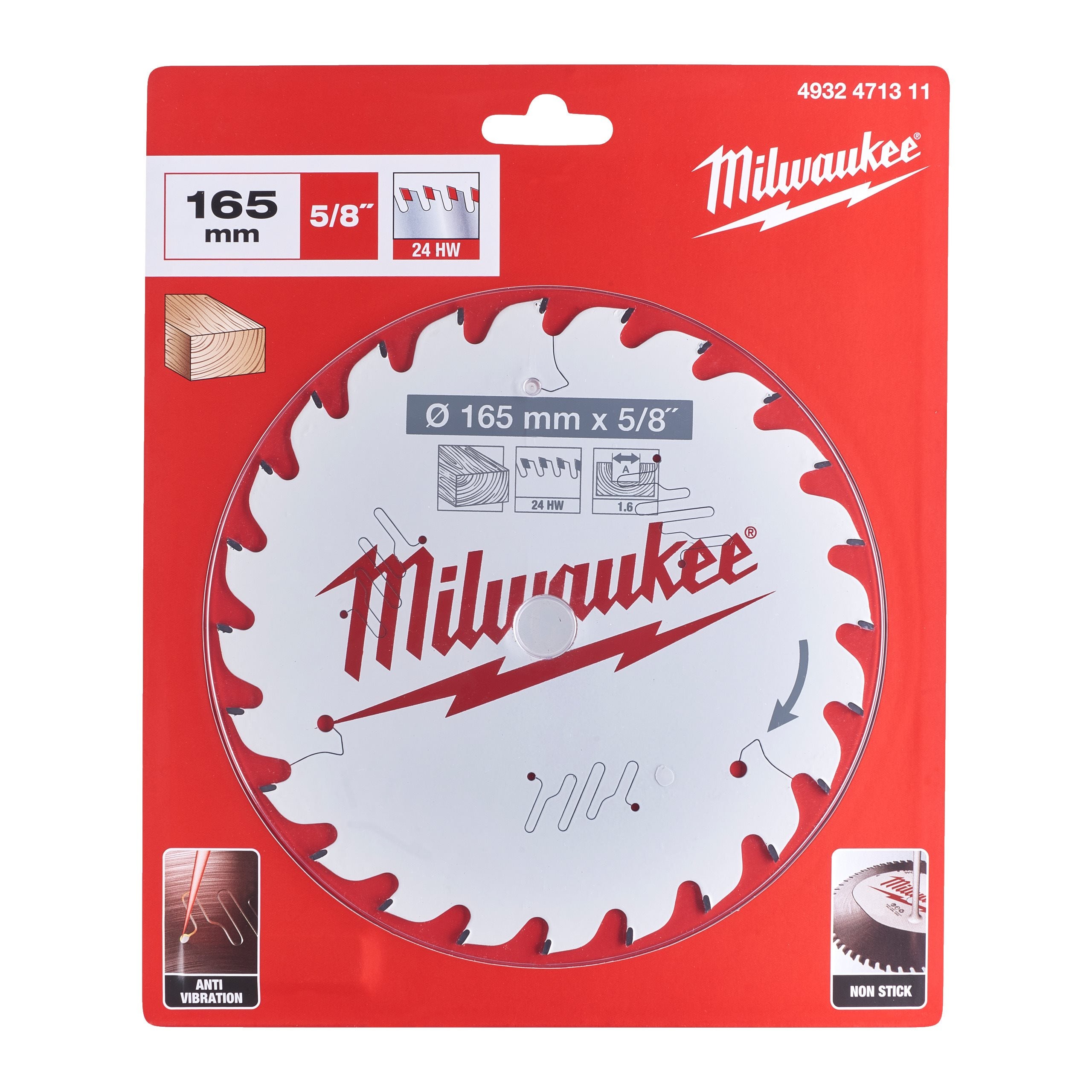 Milwaukee 4932471311 Csb P W 165 X 15.87 X 1.6 X 24atb