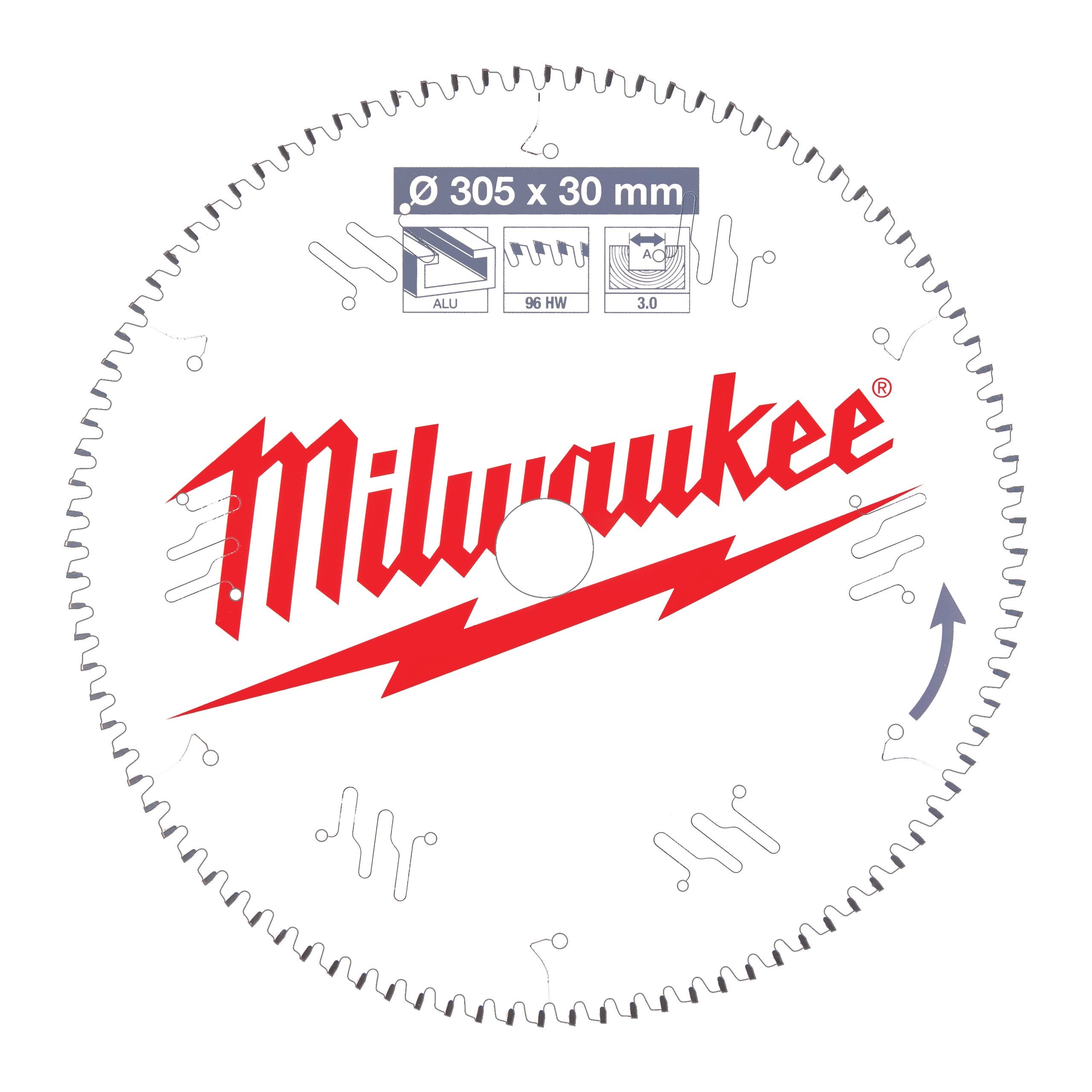 Milwaukee 4932471323 Csb Ms Alu 305 X 30 X 3,0 X 96tf Neg.