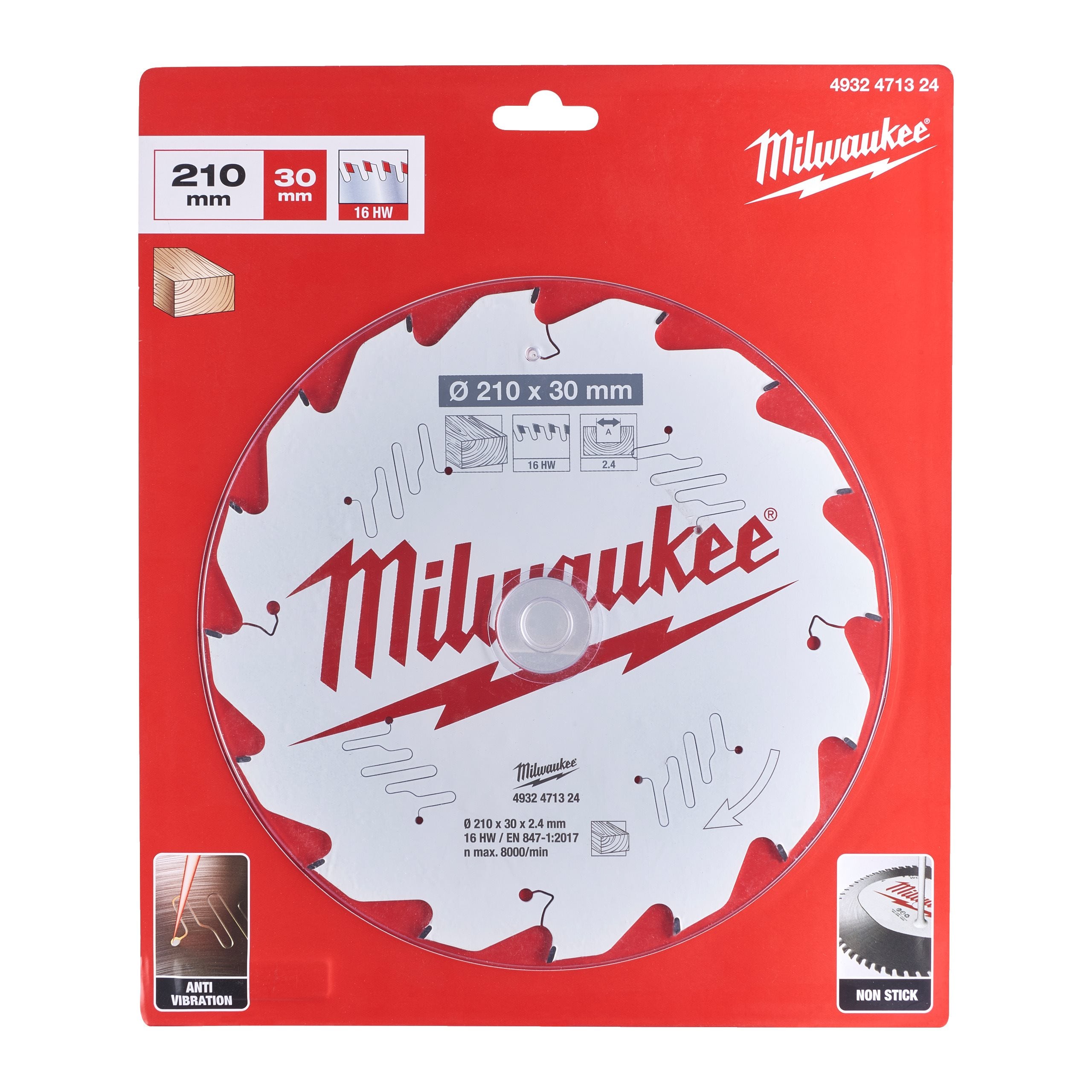 Milwaukee 4932471324 Csb Ms W 210 X 30 X 2.4 X 16atb