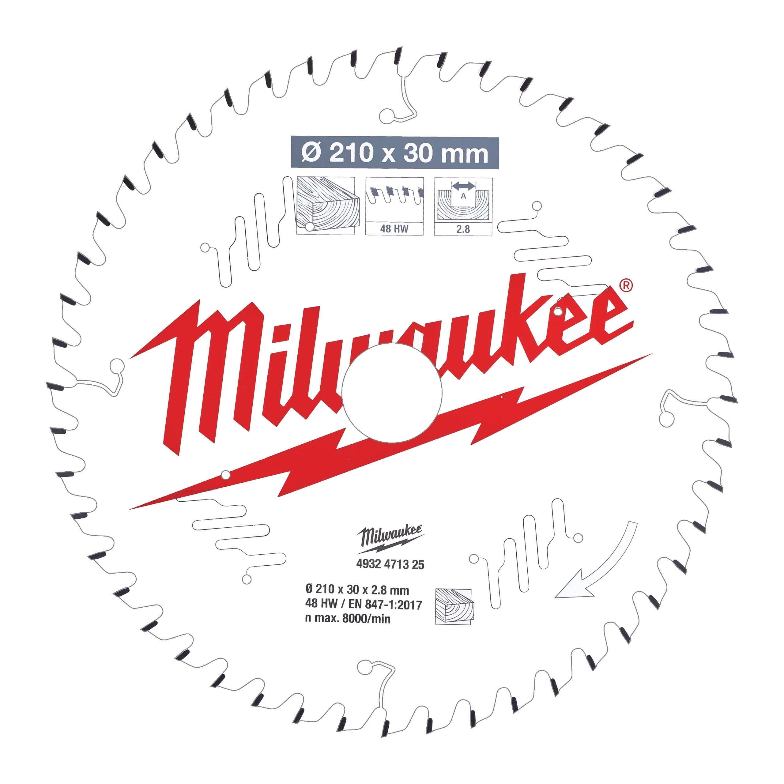 Milwaukee 4932471325 Csb Ms W 210 X 30 X 2.8 X 48atb