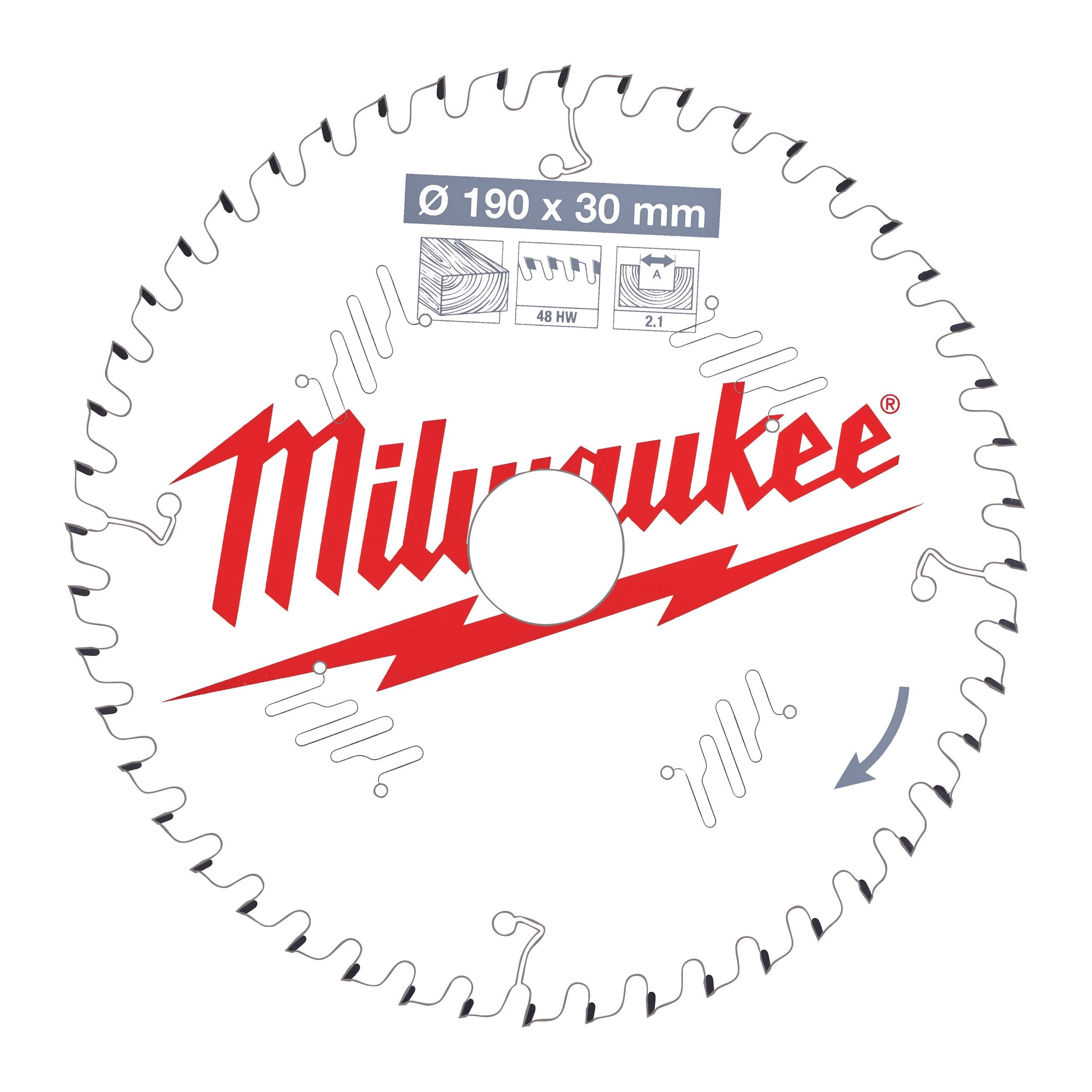 Milwaukee 4932471380 Csb P W 190 X 30 X 2,1 X 48atb