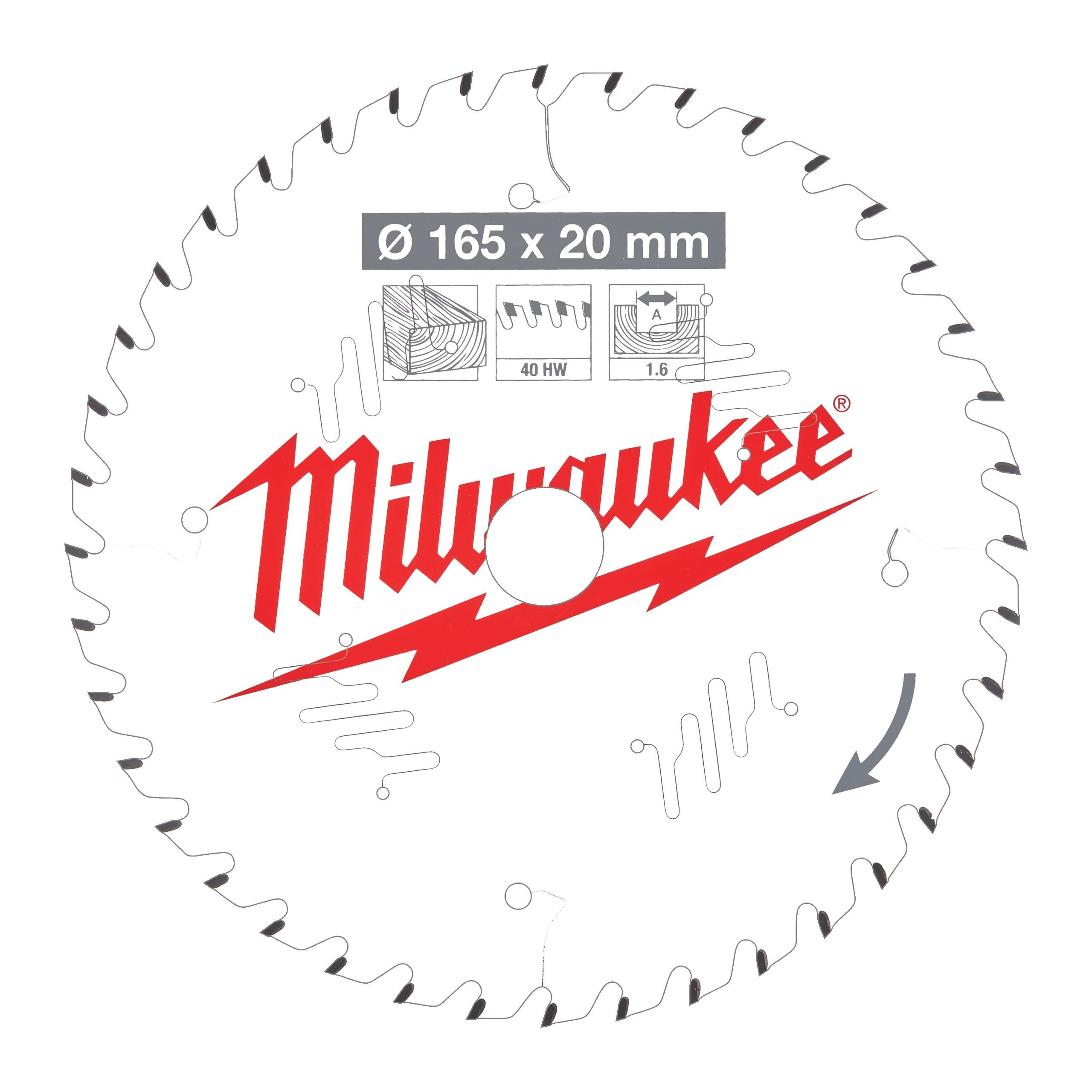 Milwaukee 4932471932 Csb P W 165 X 20 X 1.6 X 40atb