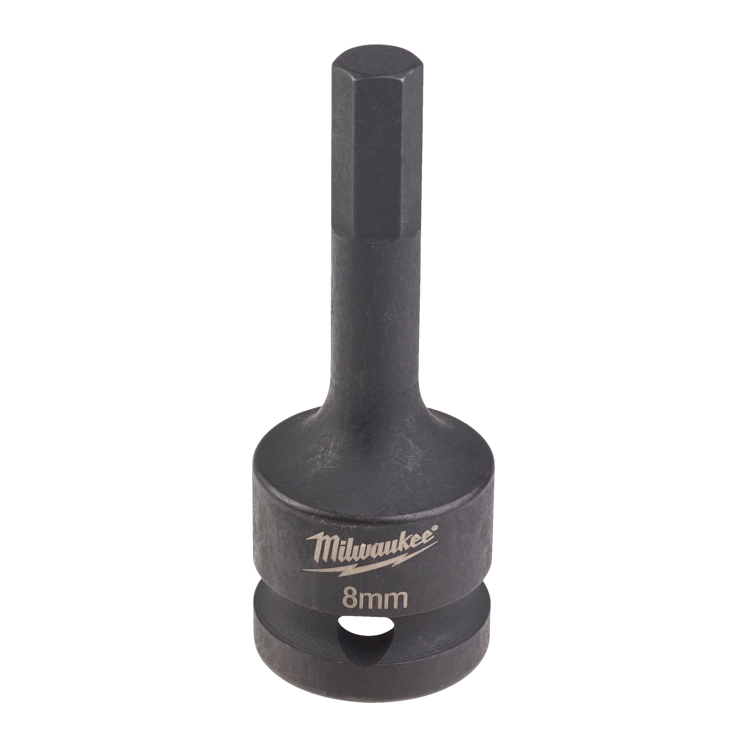 Milwaukee 4932478065 Shockwave 1/2" Impact Bit Socket Hex8