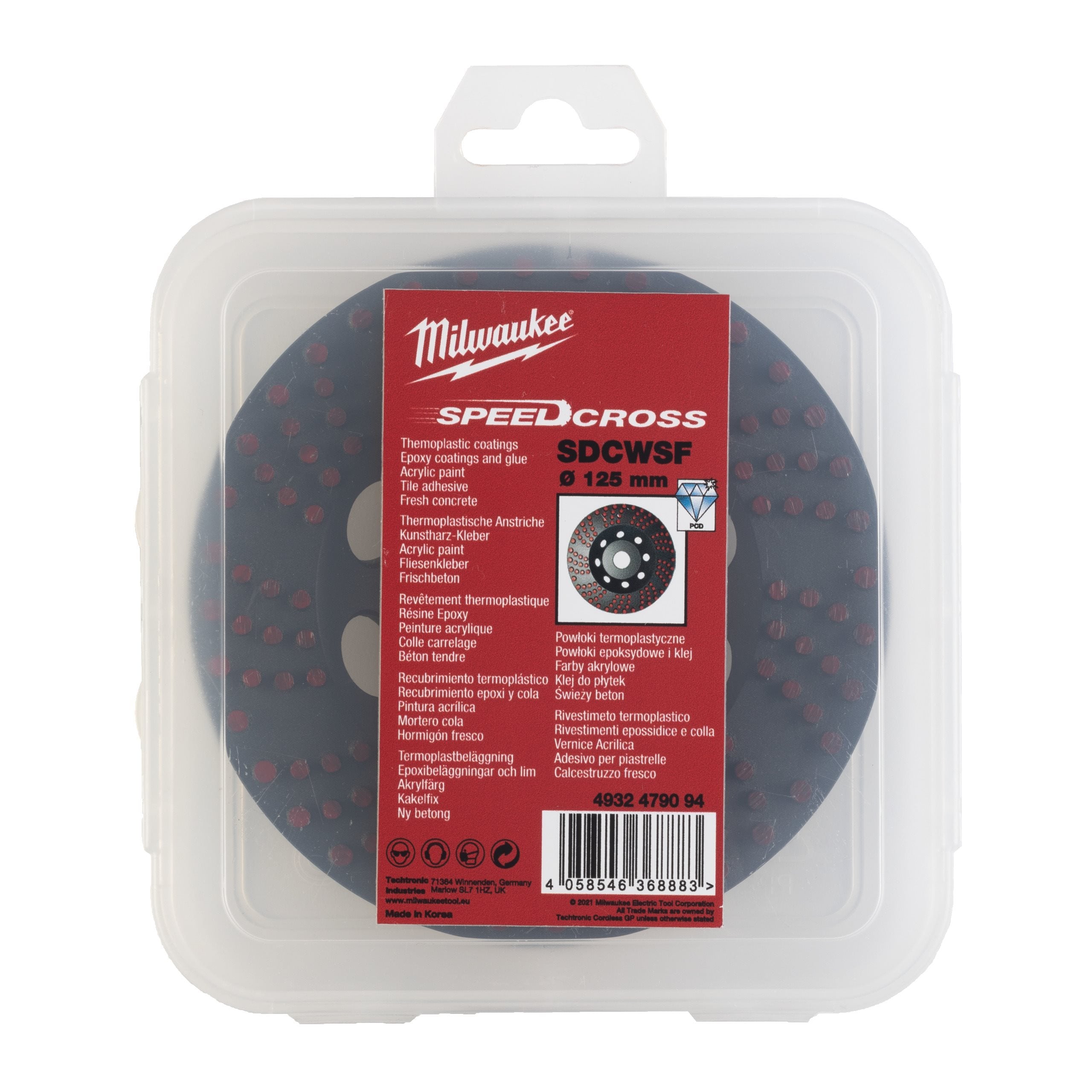 Milwaukee 4932479094 Sdcwsf Diamond Cup Wheel Fine 125 Mm - photo 2