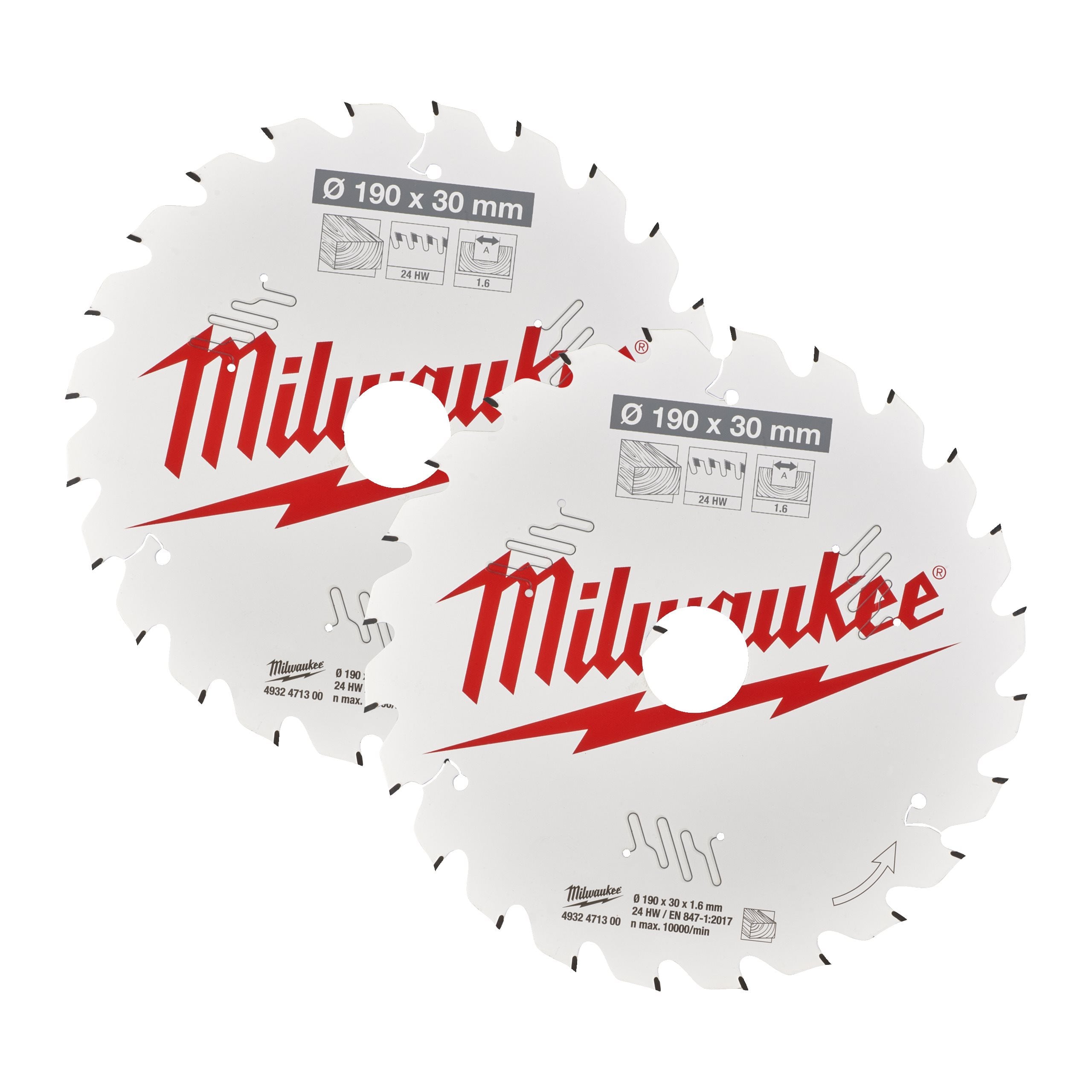 Milwaukee 4932479804 Csb 190 Mm Twin Pack 2