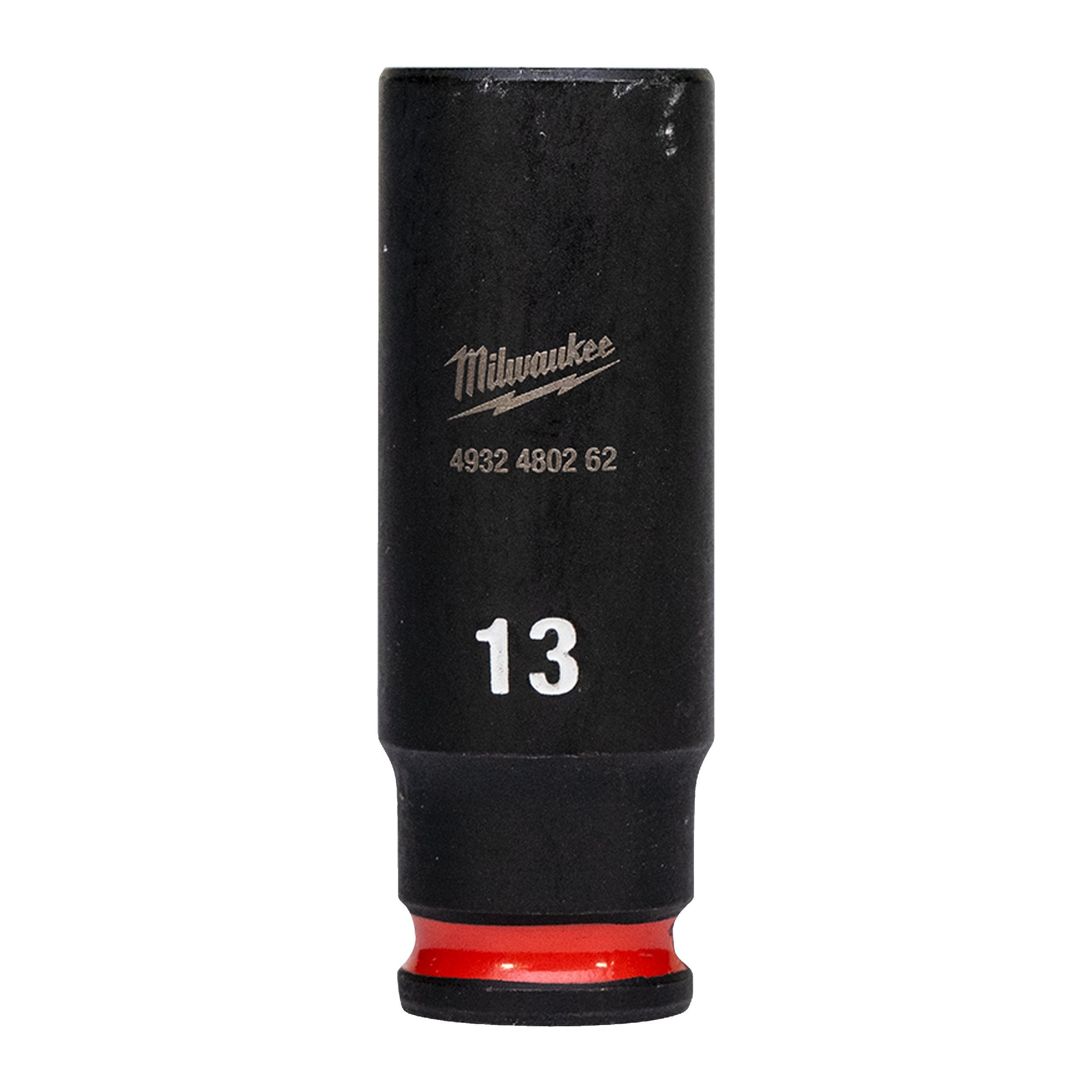 Milwaukee 4932480262 Shockwave 1/4" Square Long Socket 13 Mm