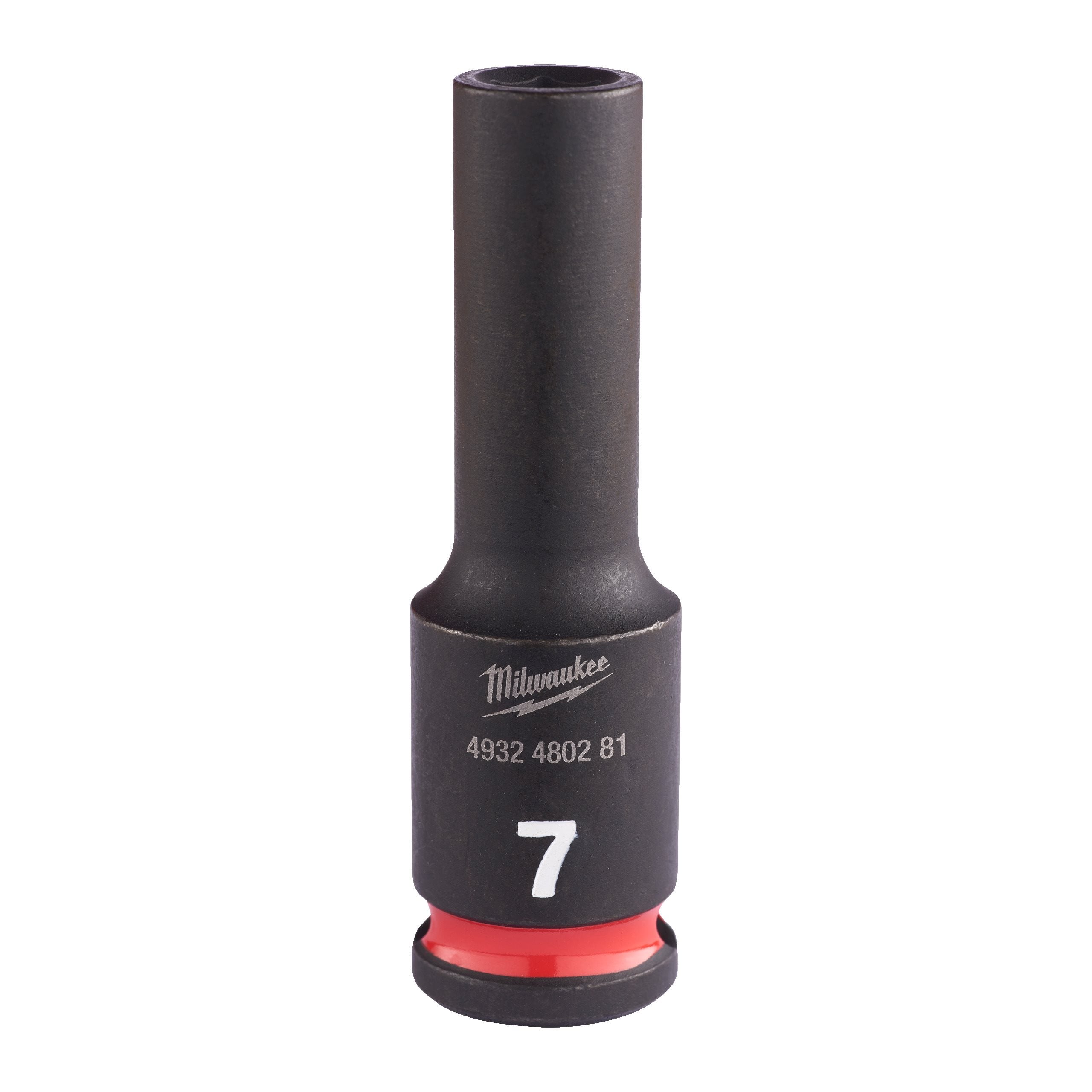 Milwaukee 4932480281 Shockwave 3/8" Square Long Socket 7 Mm