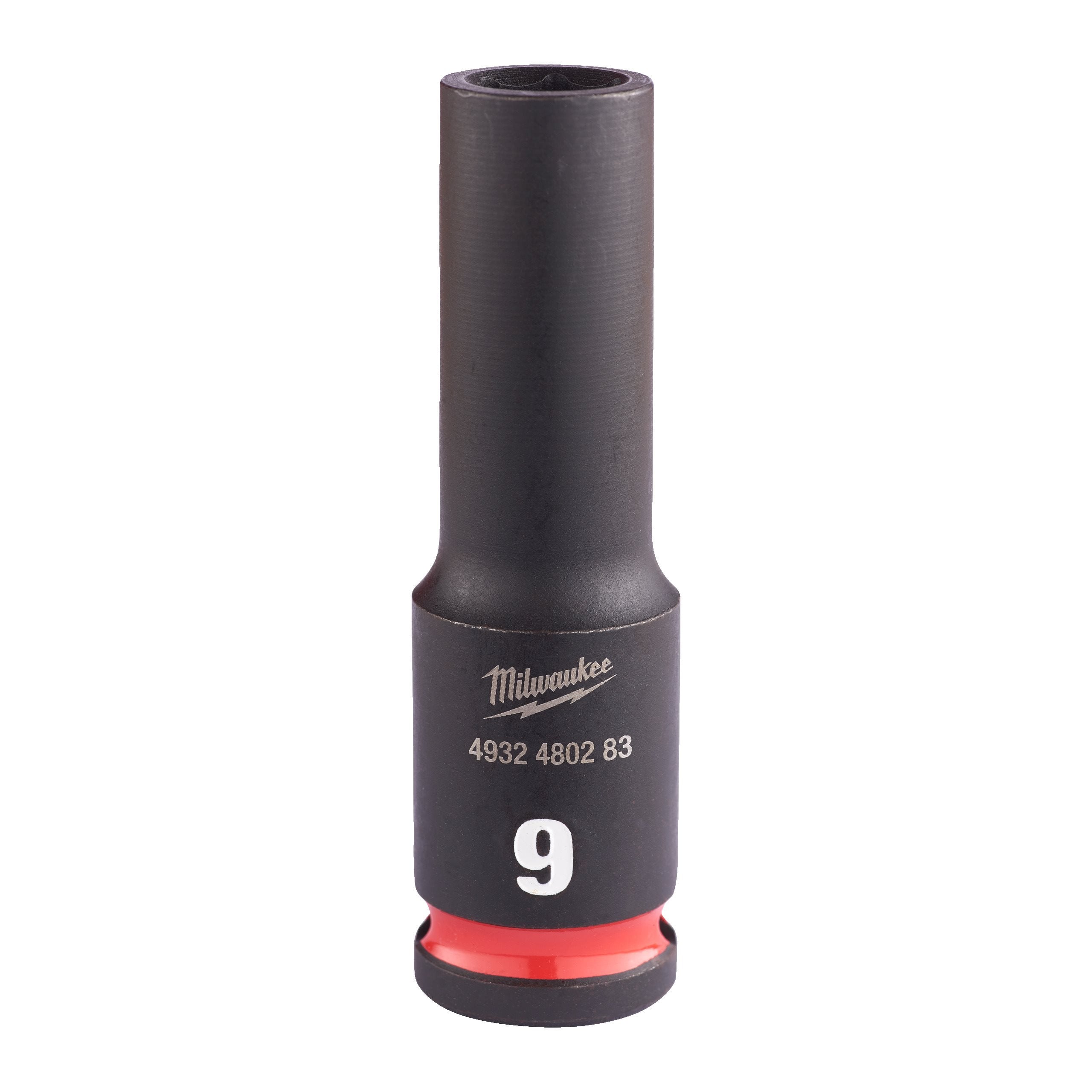 Milwaukee 4932480283 Shockwave 3/8" Square Long Socket 9 Mm