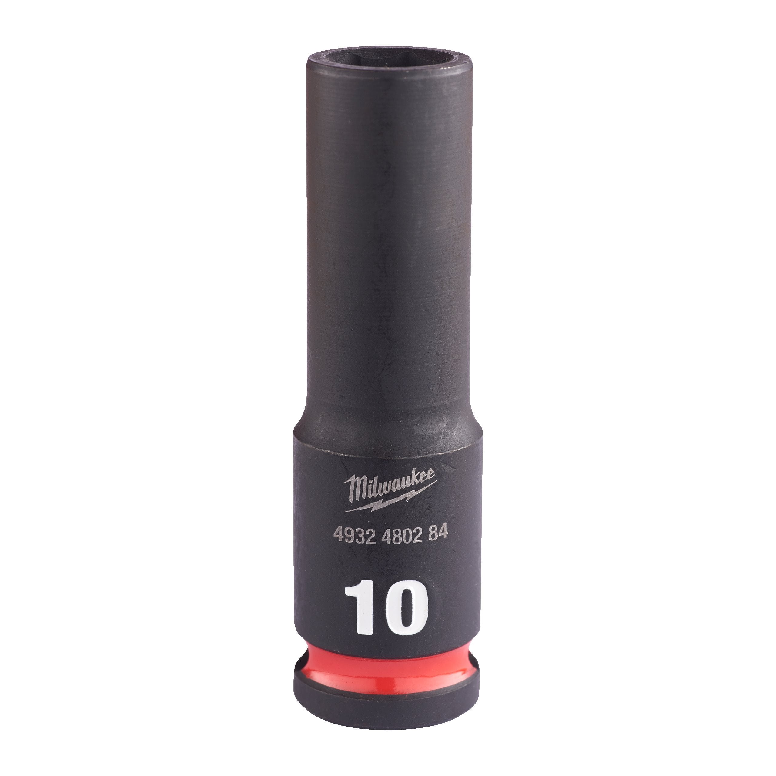 Milwaukee 4932480284 Shockwave 3/8" Square Long Socket 10 Mm