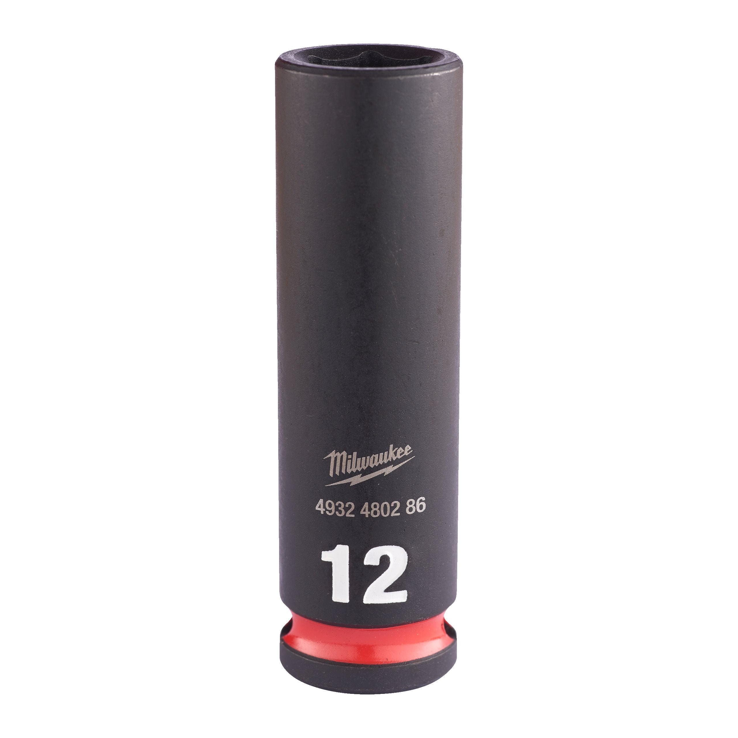 Milwaukee 4932480286 Shockwave 3/8" Square Long Socket 12 Mm