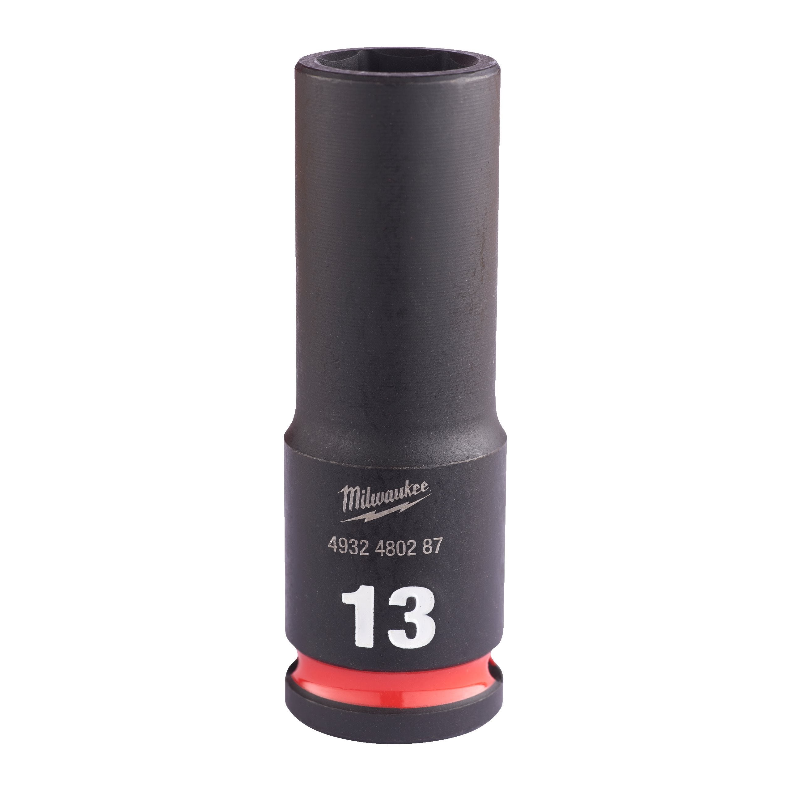 Milwaukee 4932480287 Shockwave 3/8" Square Long Socket 13 Mm