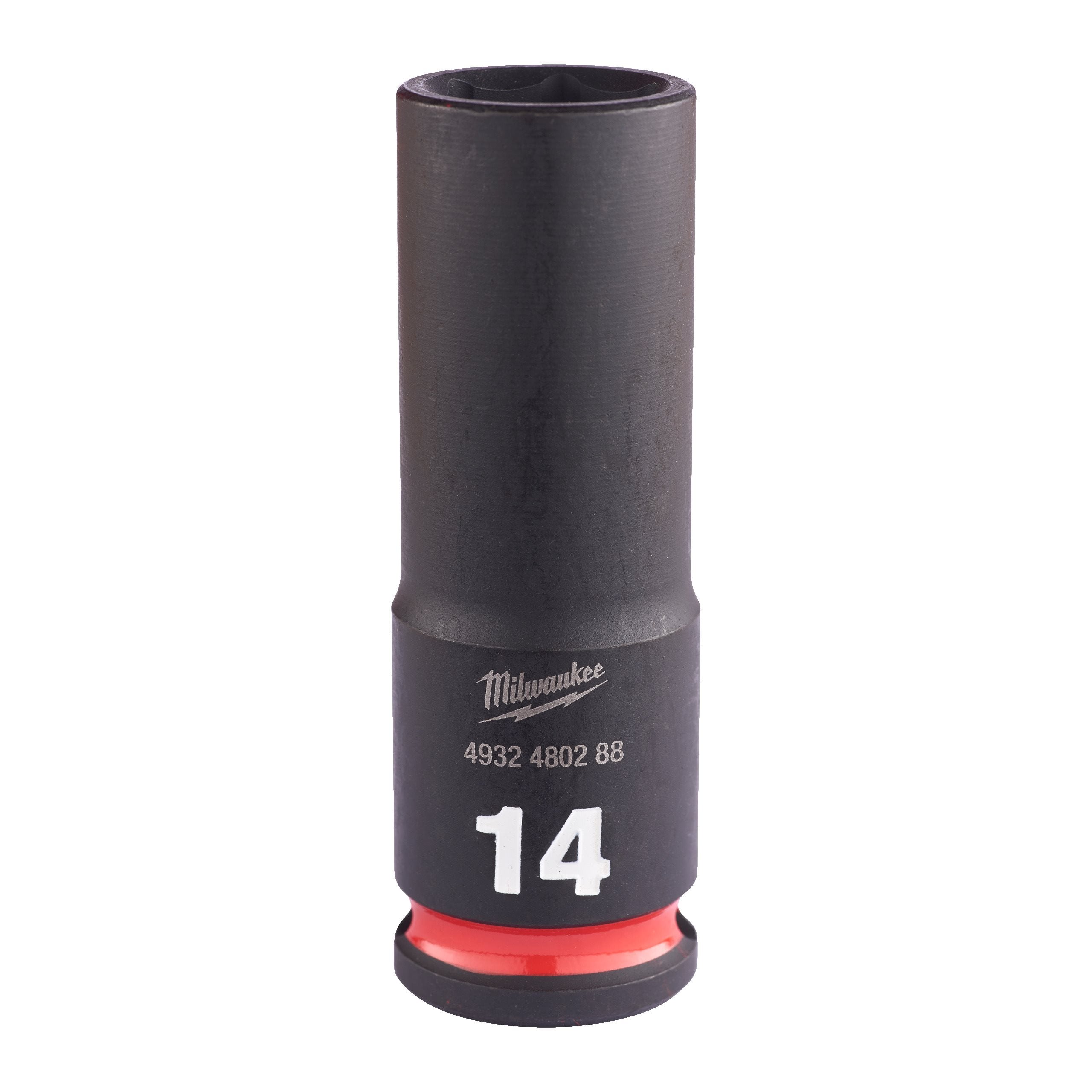 Milwaukee 4932480288 Shockwave 3/8" Square Long Socket 14 Mm