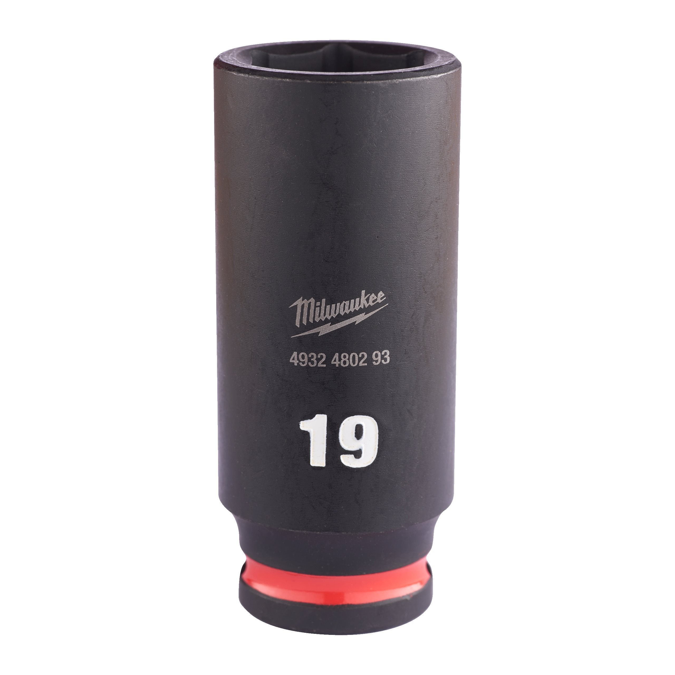 Milwaukee 4932480293 Shockwave 3/8" Square Long Socket 19 Mm