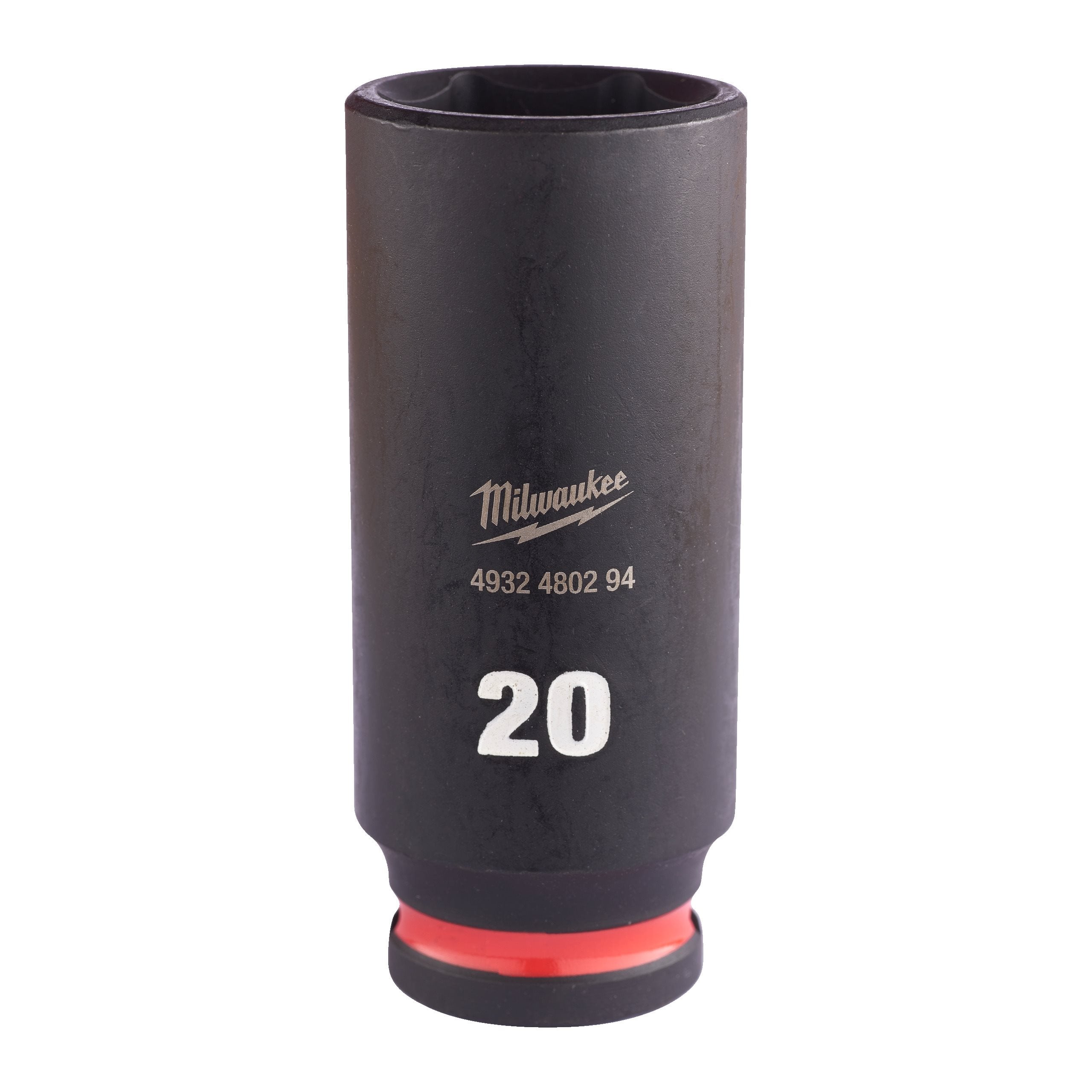 Milwaukee 4932480294 Shockwave 3/8" Square Long Socket 20 Mm