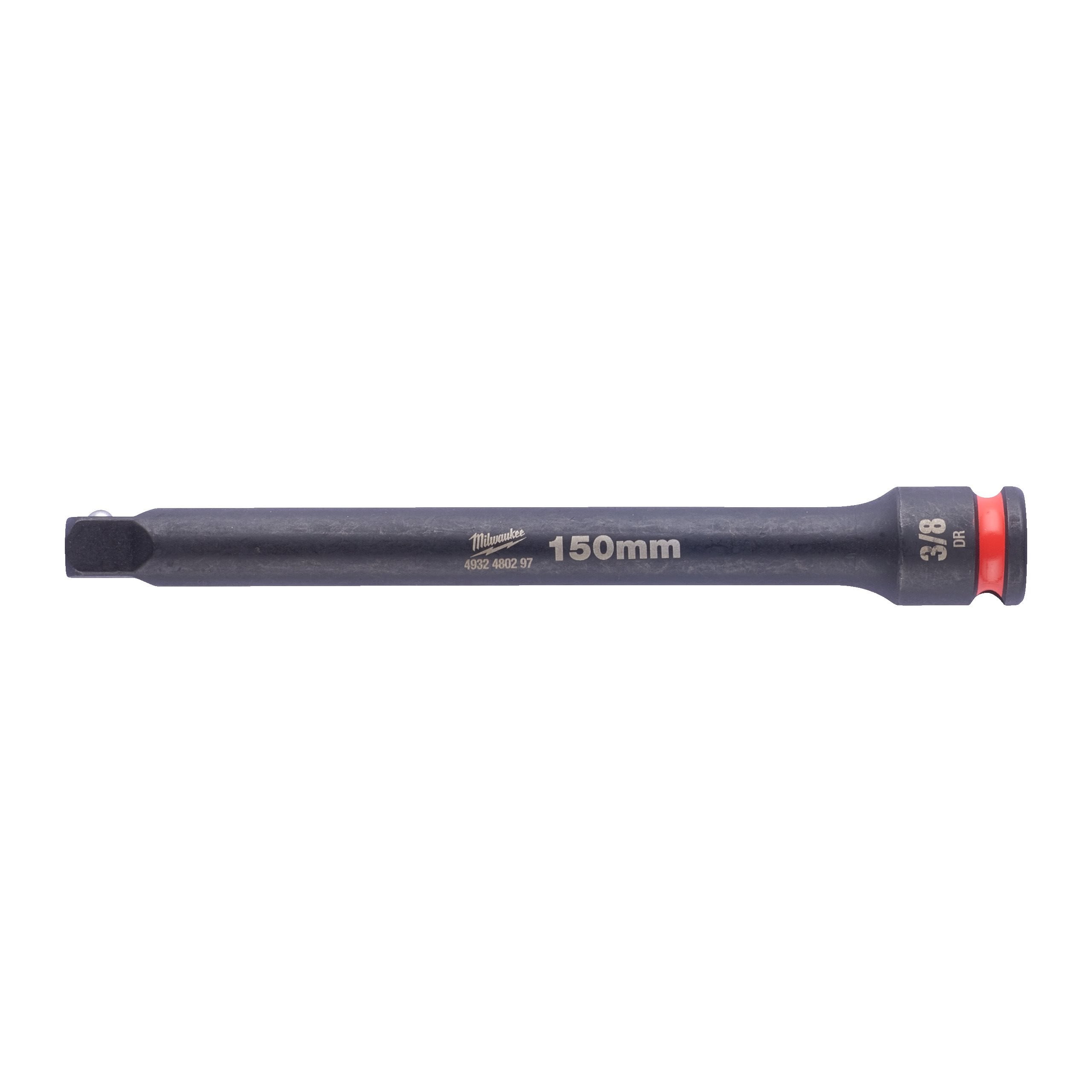 Milwaukee 4932480297 Shockwave 3/8" Square Extension - 150 Mm
