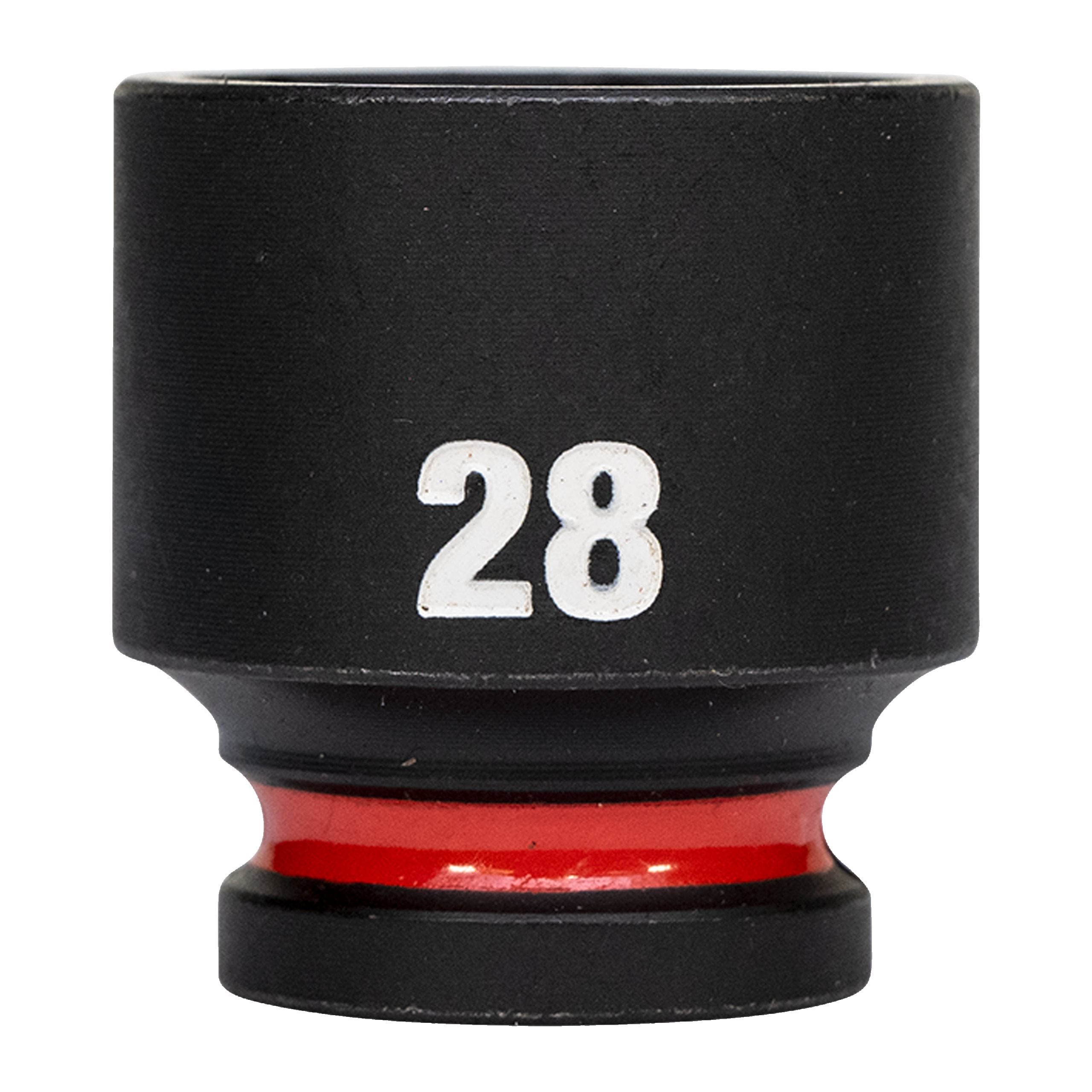 Milwaukee 4932480322 Shockwave 1/2" Square Short Socket 28 Mm