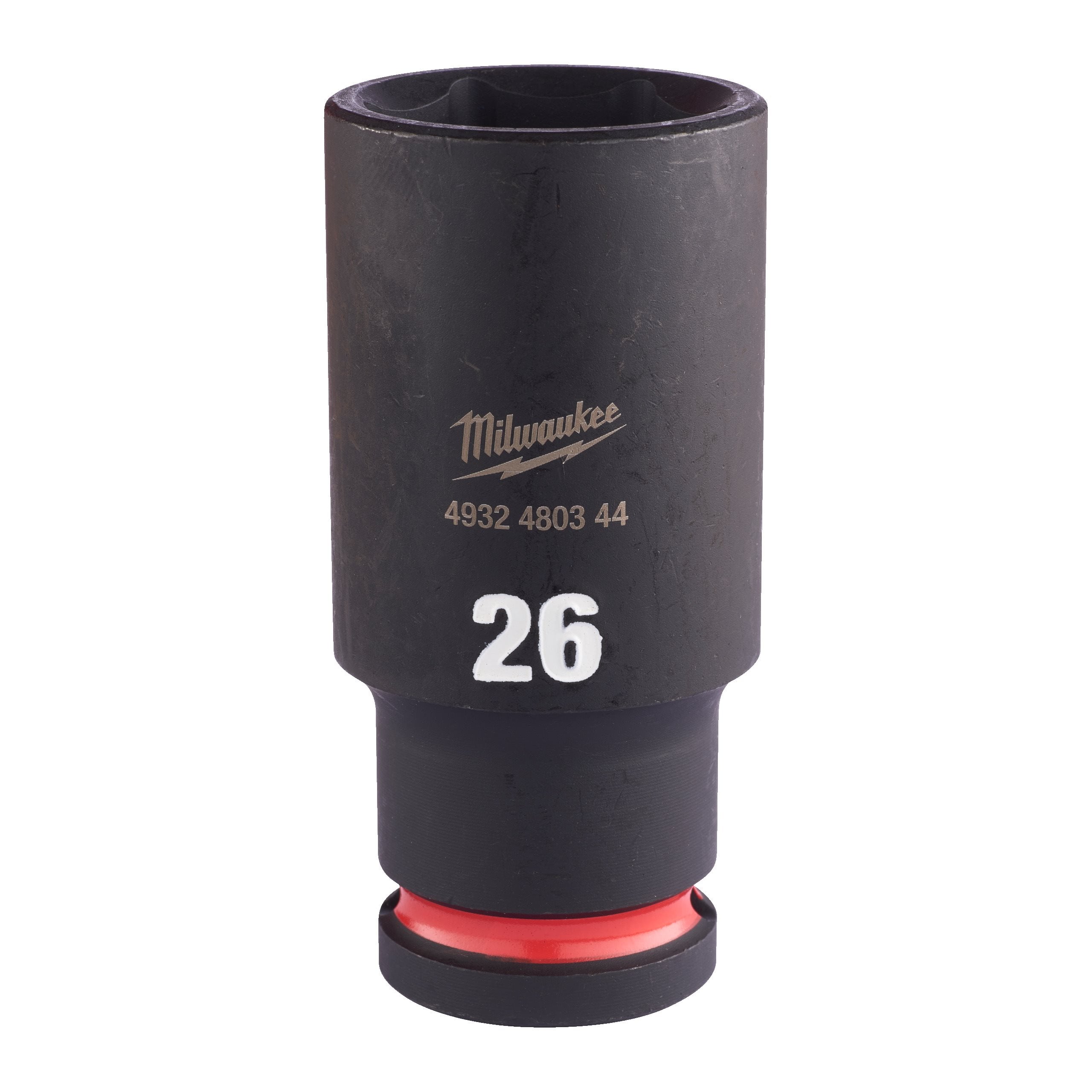 Milwaukee 4932480344 Shockwave 1/2" Square Long Socket 26 Mm