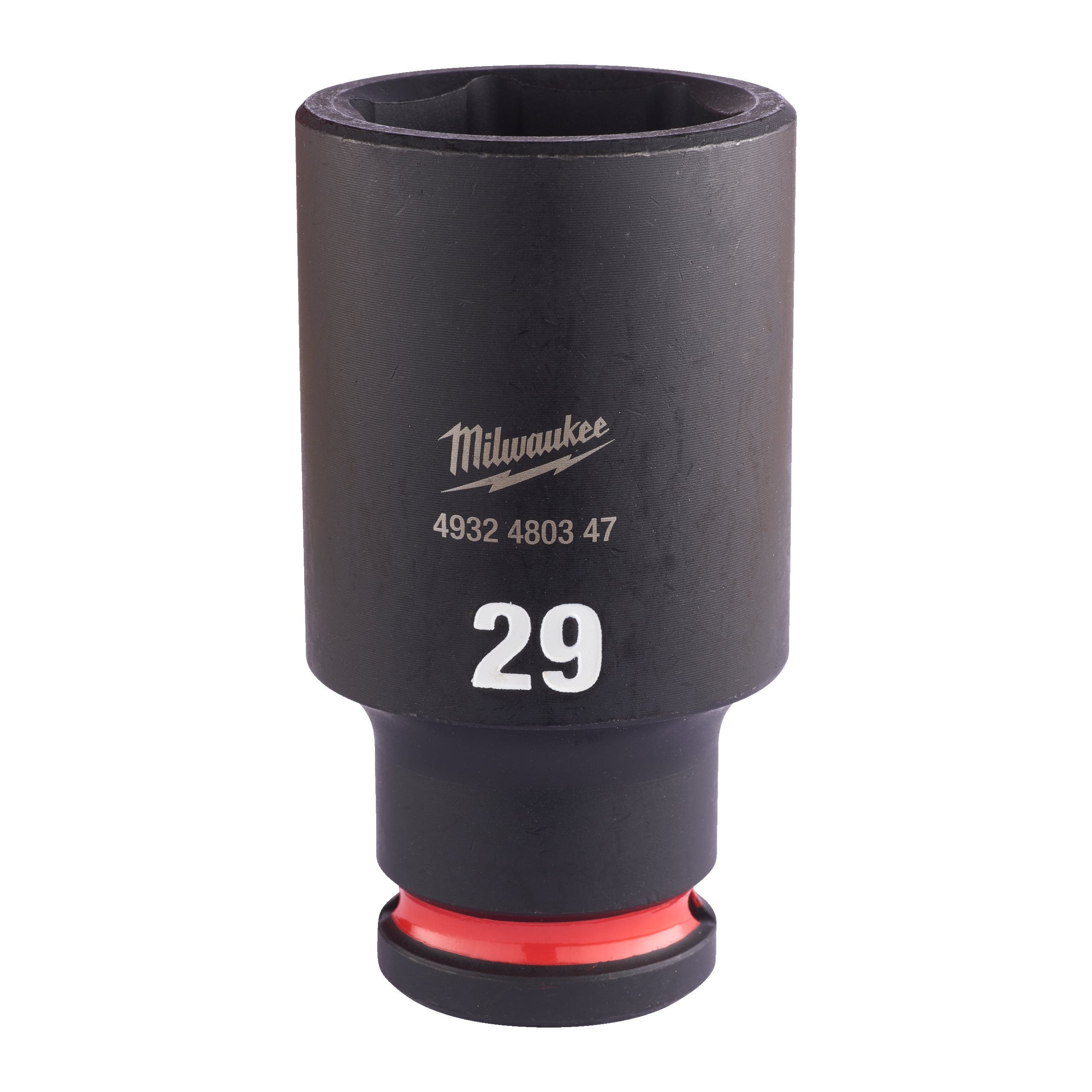 Milwaukee 4932480347 Shockwave 1/2" Square Long Socket 29 Mm