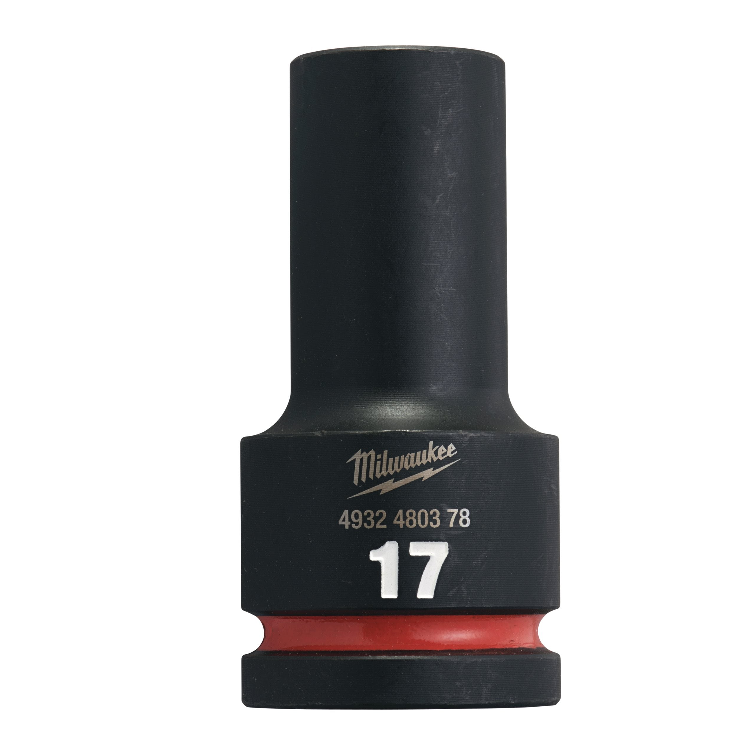 Milwaukee 4932480378 Shockwave 3/4" Square Long Socket 17 Mm