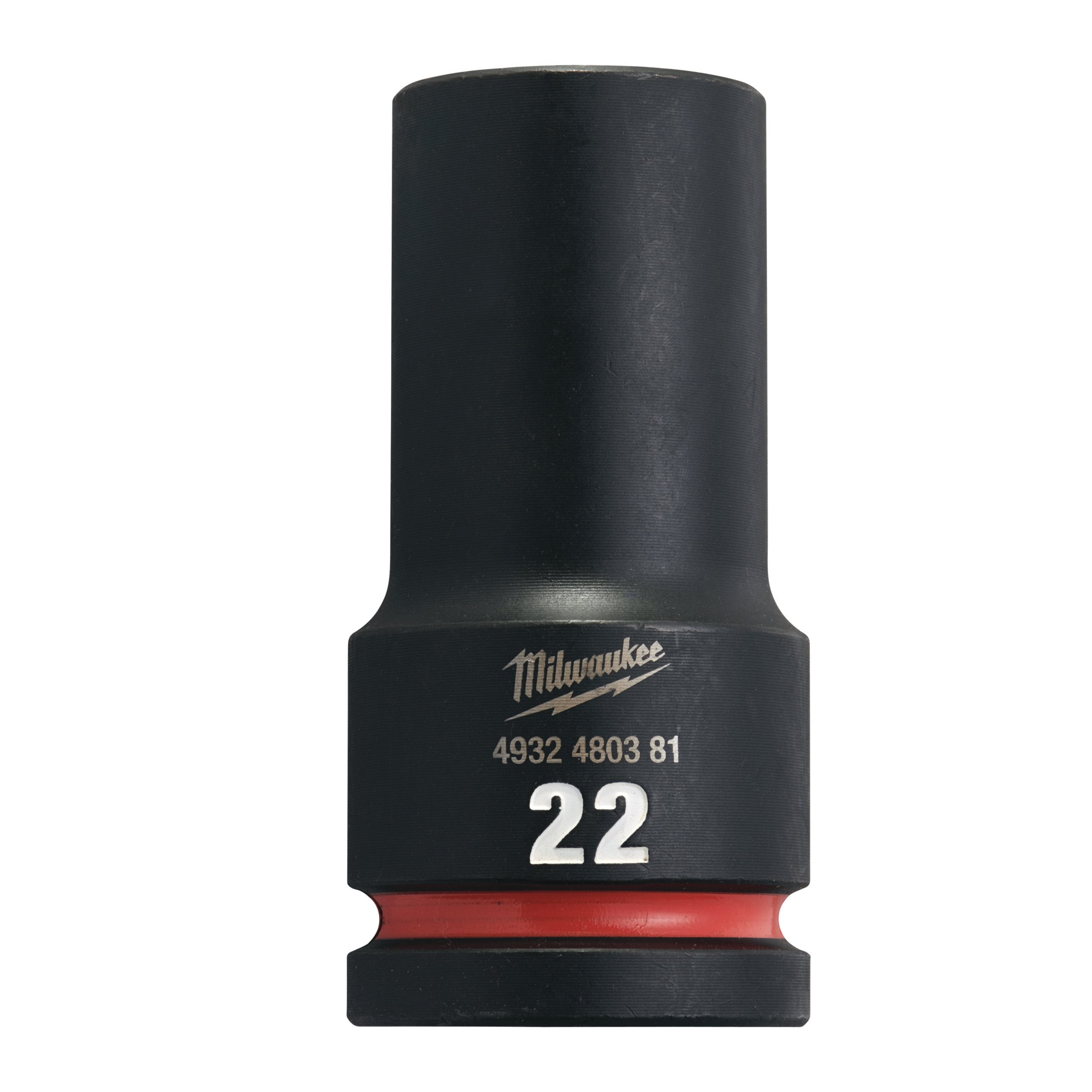Milwaukee 4932480381 Shockwave 3/4" Square Long Socket 22 Mm
