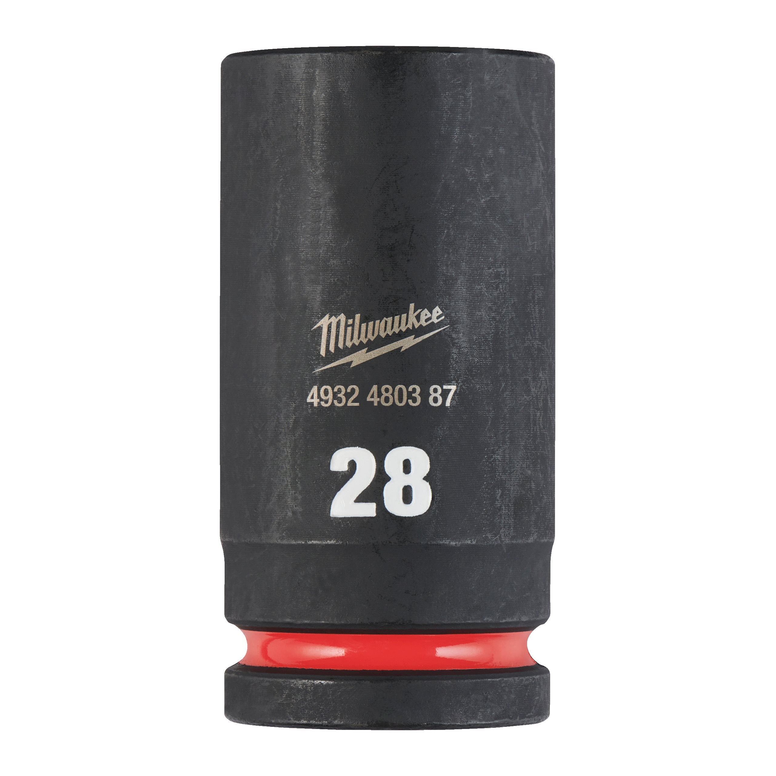 Milwaukee 4932480387 Shockwave 3/4" Square Long Socket 28 Mm