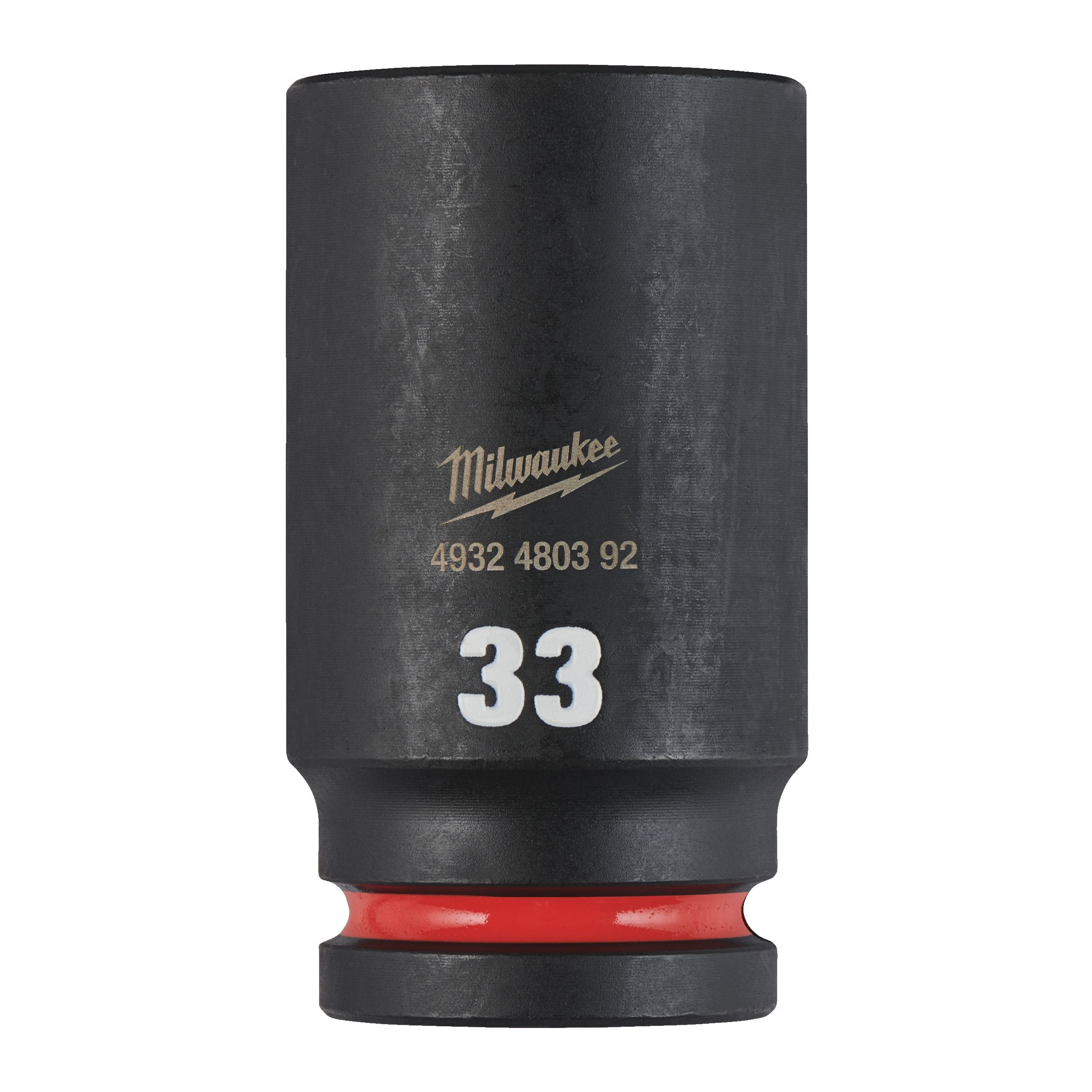 Milwaukee 4932480392 Shockwave 3/4" Square Long Socket 33 Mm