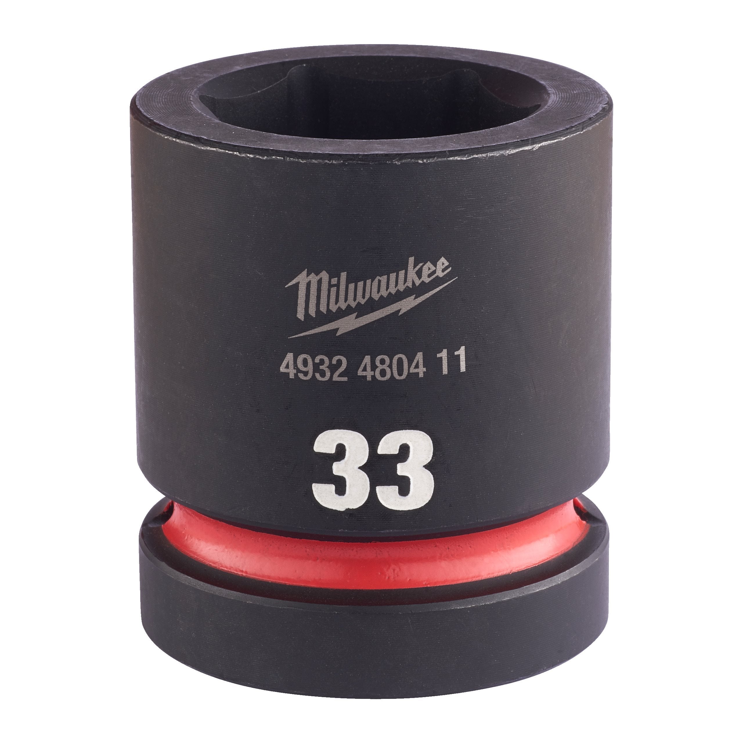 Milwaukee 4932480411 Shockwave 1" Square Short Socket 33 Mm