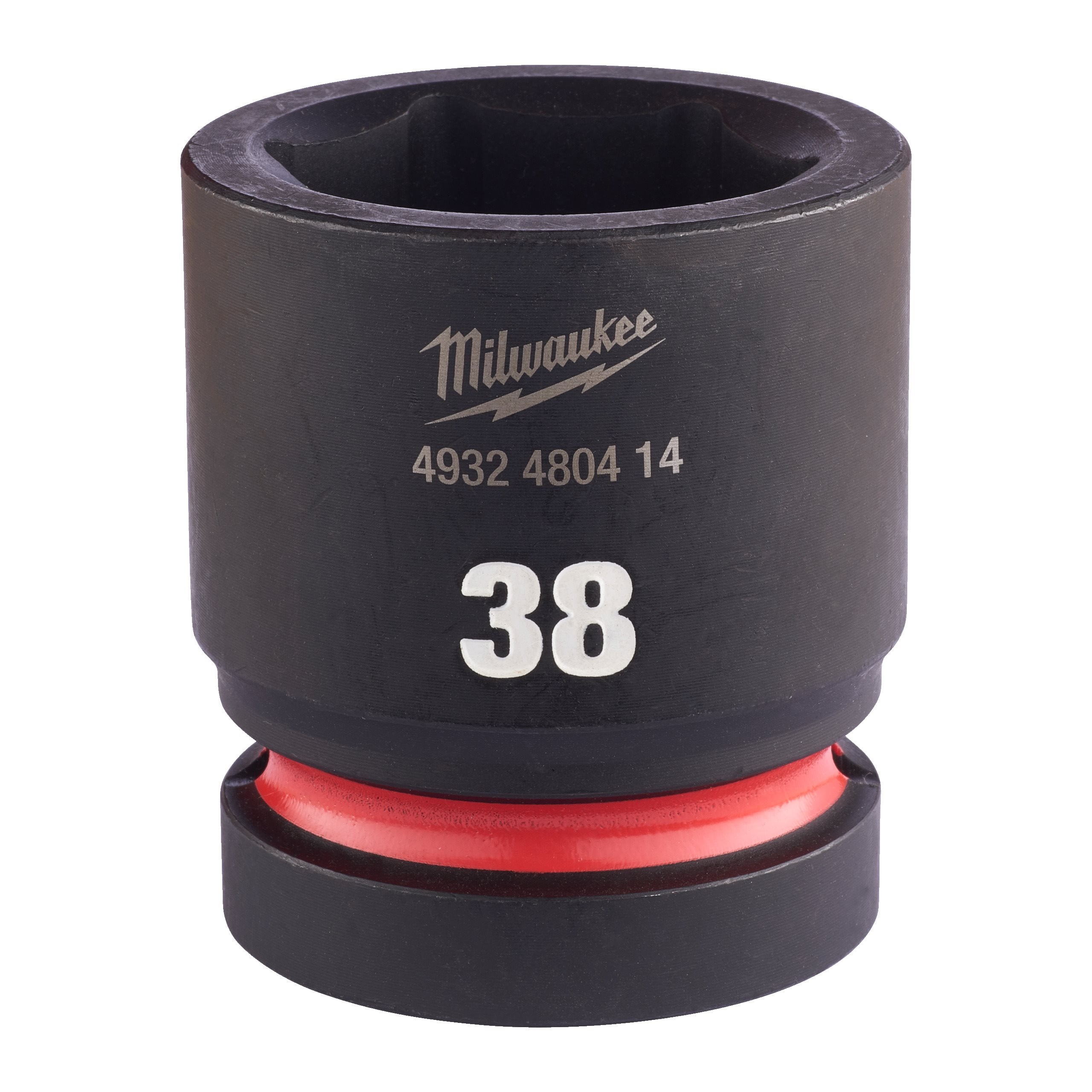 Milwaukee 4932480414 Shockwave 1" Square Short Socket 38 Mm