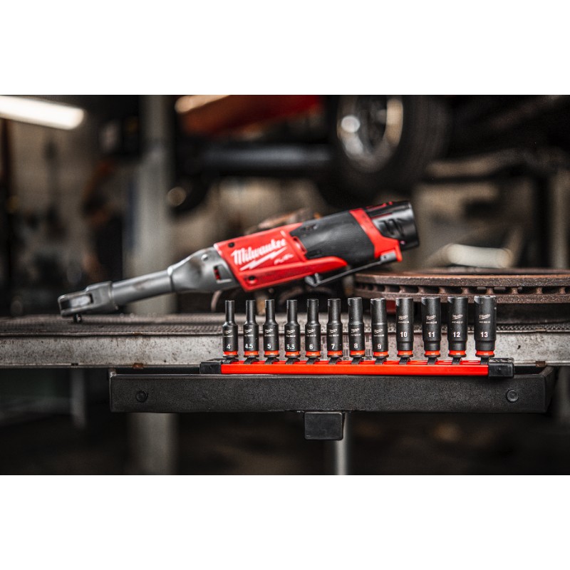 Milwaukee 4932480453 Shockwave 1/4" Square Long Sockets Set - photo 2
