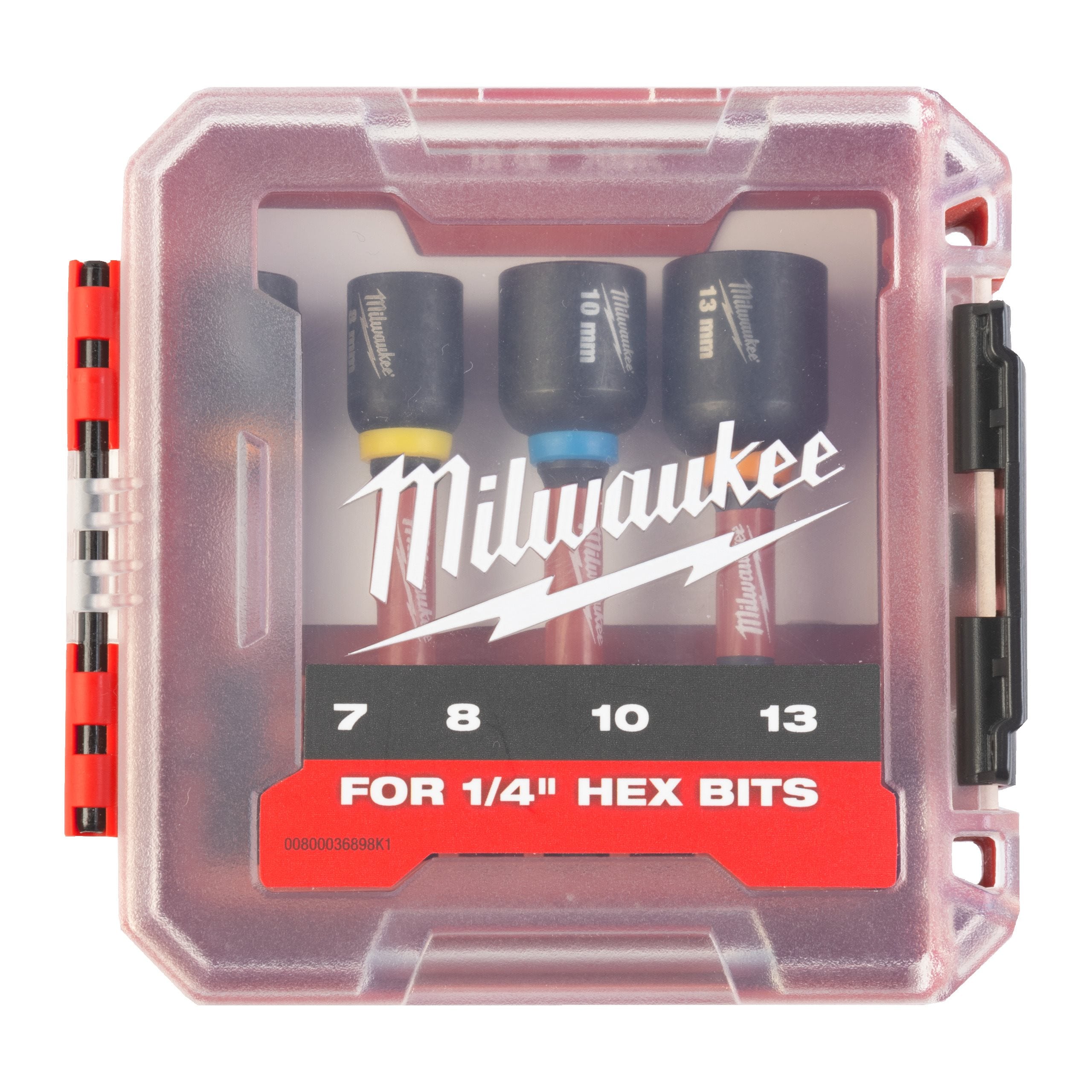 Milwaukee 4932492445 Shockwave Nut Driver Set 4 Pcs