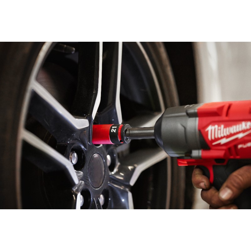 Milwaukee 4932493373 ½″ SHOCKWAVE IMPACT DUTY Automotive Impact Sockets – Hex socket ShW 1/2" Auto 21mm - photo 2