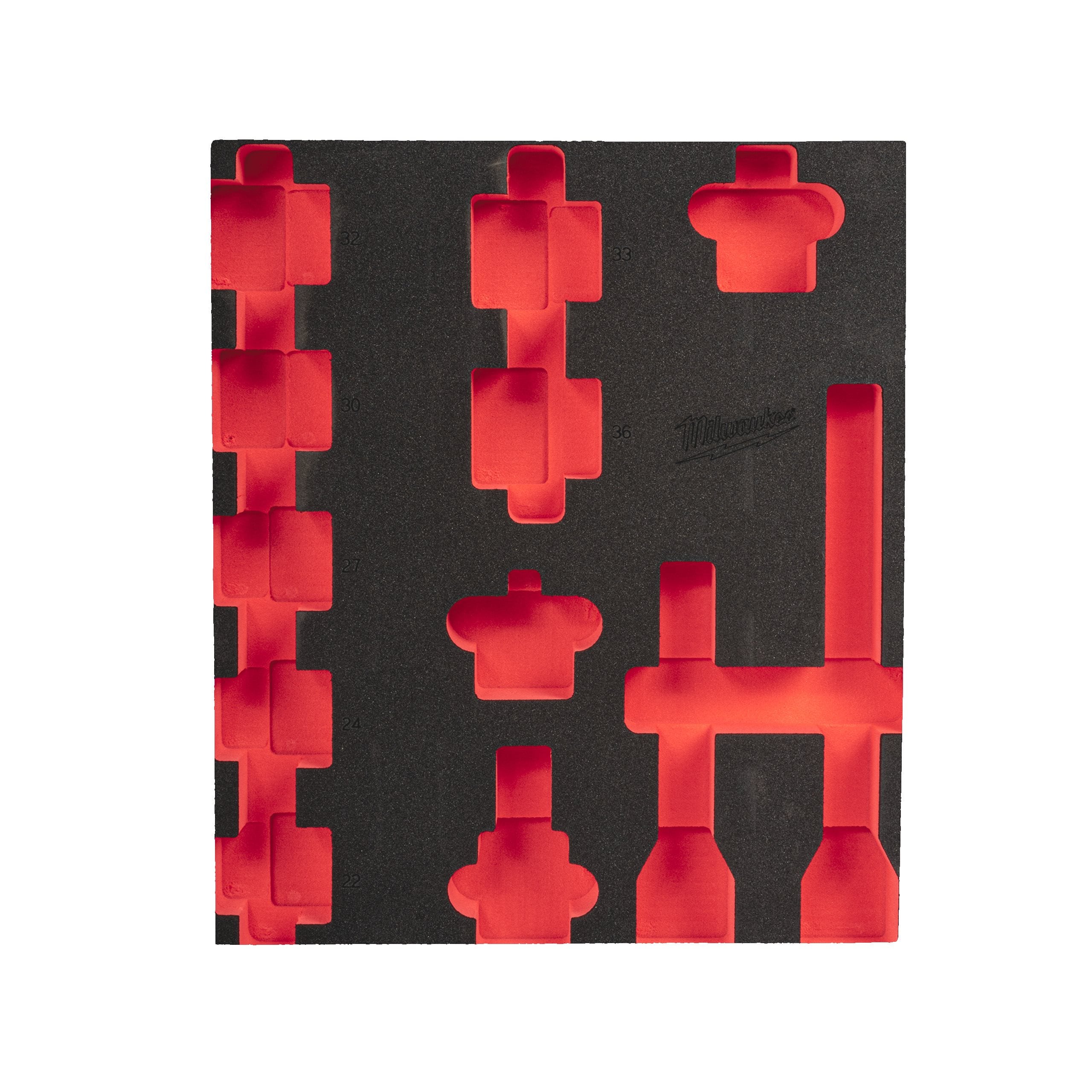 Milwaukee 4932493396 3/4" Sockets Std Foam Set 1 (12pc) - photo 2