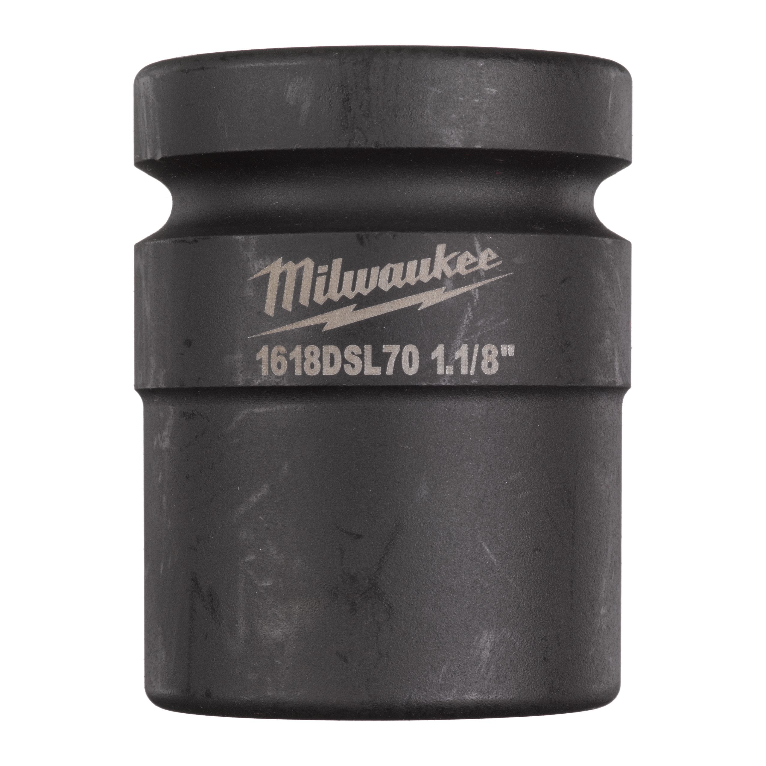 Milwaukee 4932499148 Bi-Sq Socket Shw 1in Std 1-1/8"-1pc