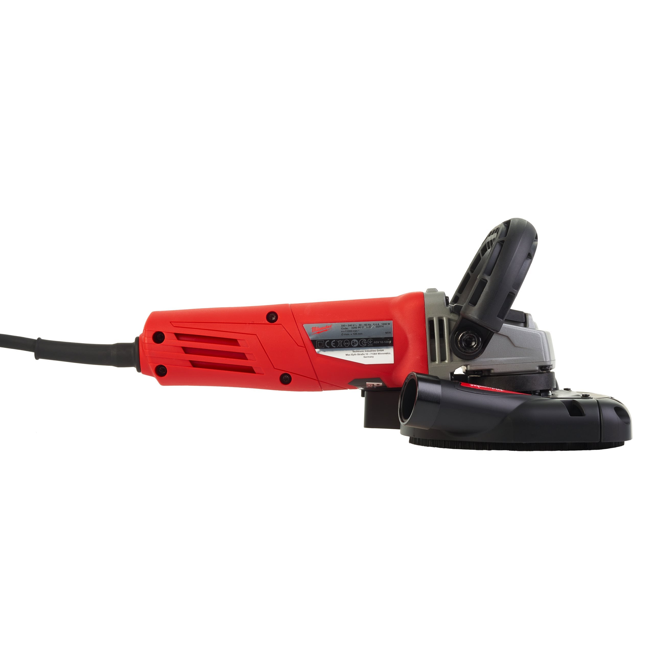 Milwaukee AGV12-125X DEG-SET 125mm Agv12-125x 1200 W Angle Grinder With Dust Management - photo 4