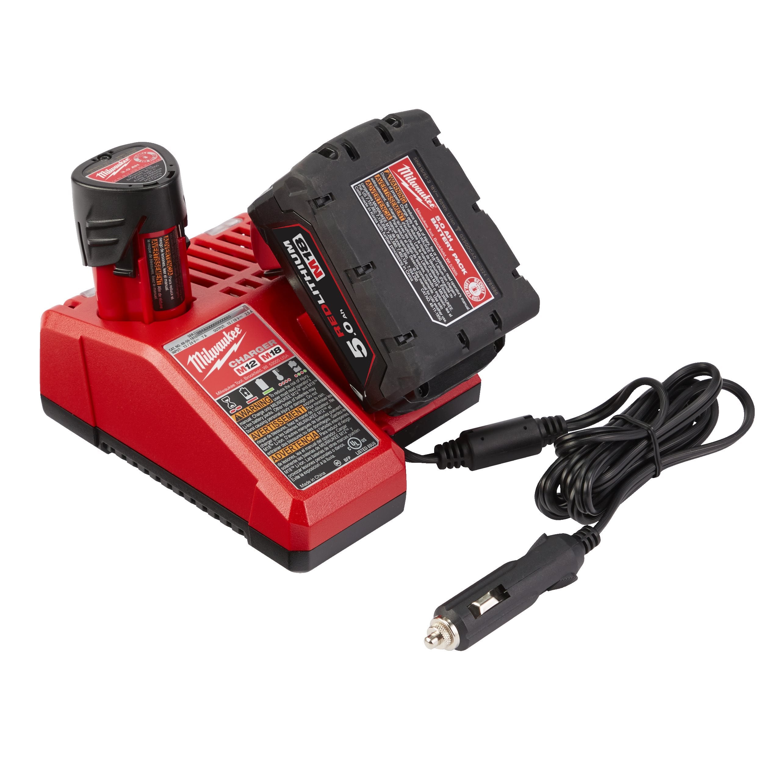Milwaukee M12-18AC M12-18 Ac 12 Volt Car Charger - photo 2