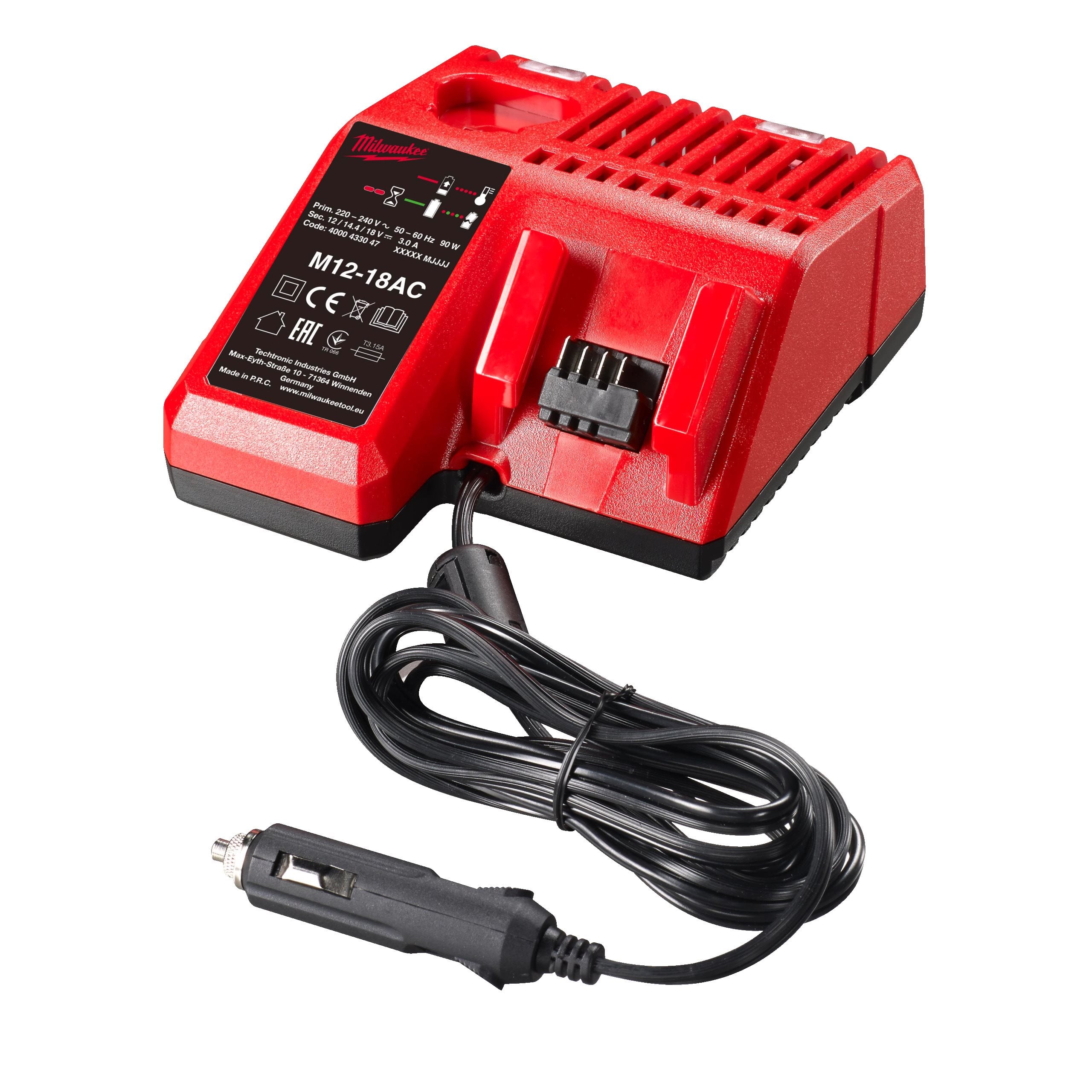 Milwaukee M12-18AC M12-18 Ac 12 Volt Car Charger