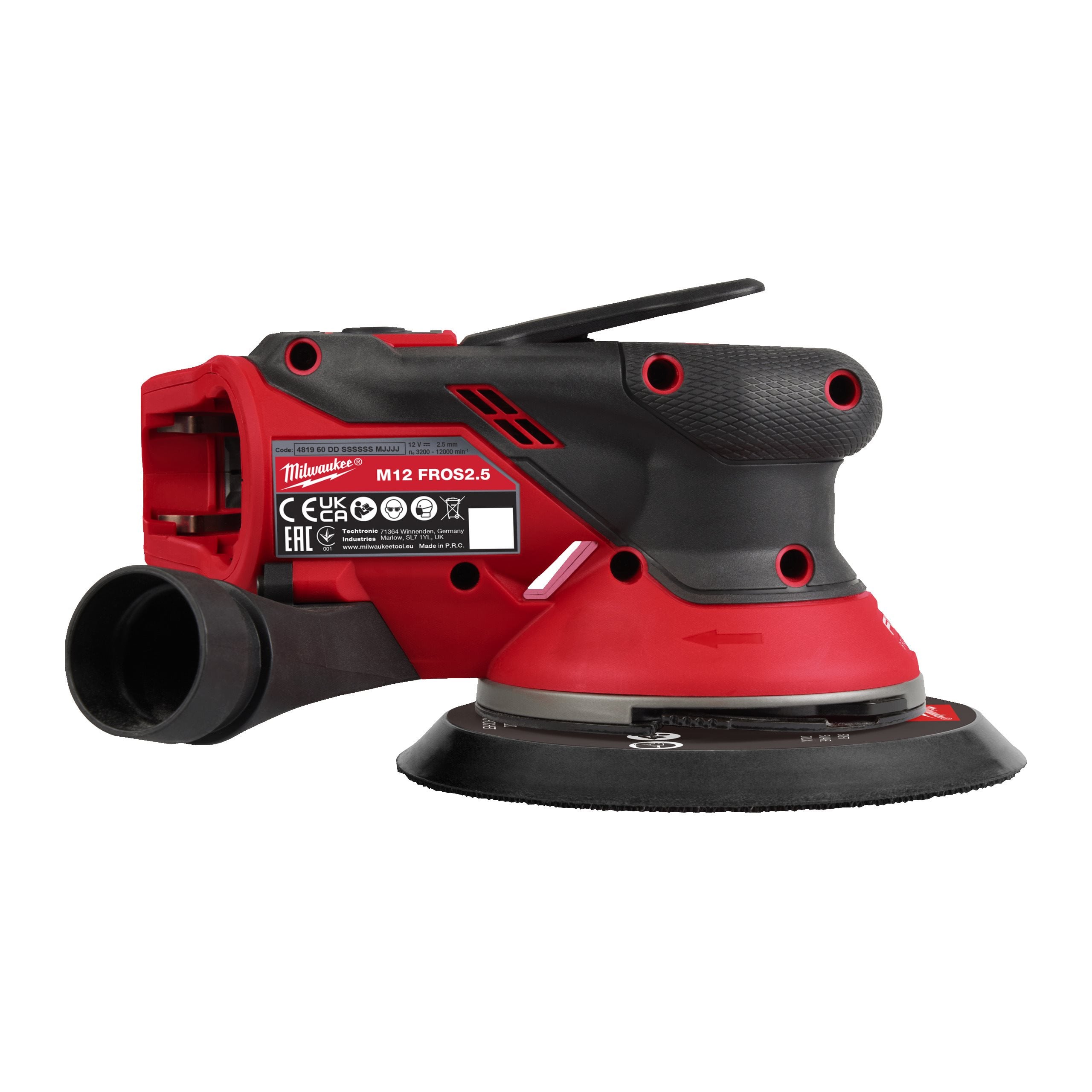 Milwaukee M12 FROS2.5-0 M12 Fuel 150 Mm Random Orbital Sander (2.5 Mm) - photo 2