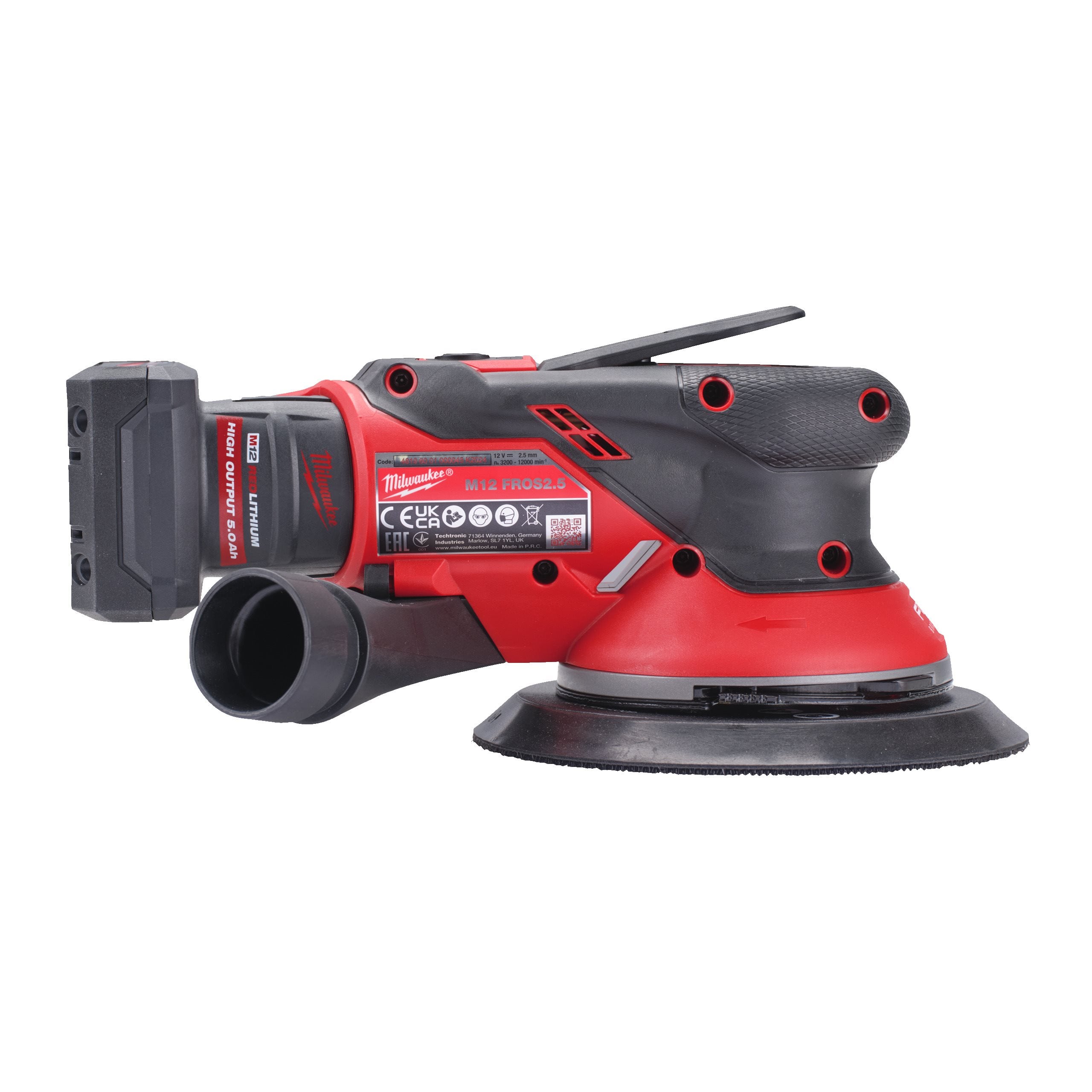 Milwaukee M12 FROS2.5-502X M12 Fuel 150 Mm Random Orbital Sander (2.5 Mm) - photo 2