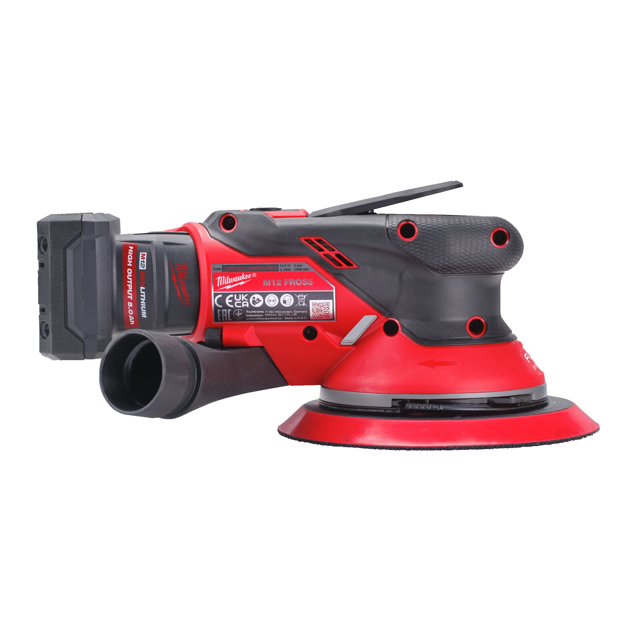 Milwaukee M12 FROS5-502X M12 Fuel 150 Mm Random Orbital Sander (5 Mm) - photo 2