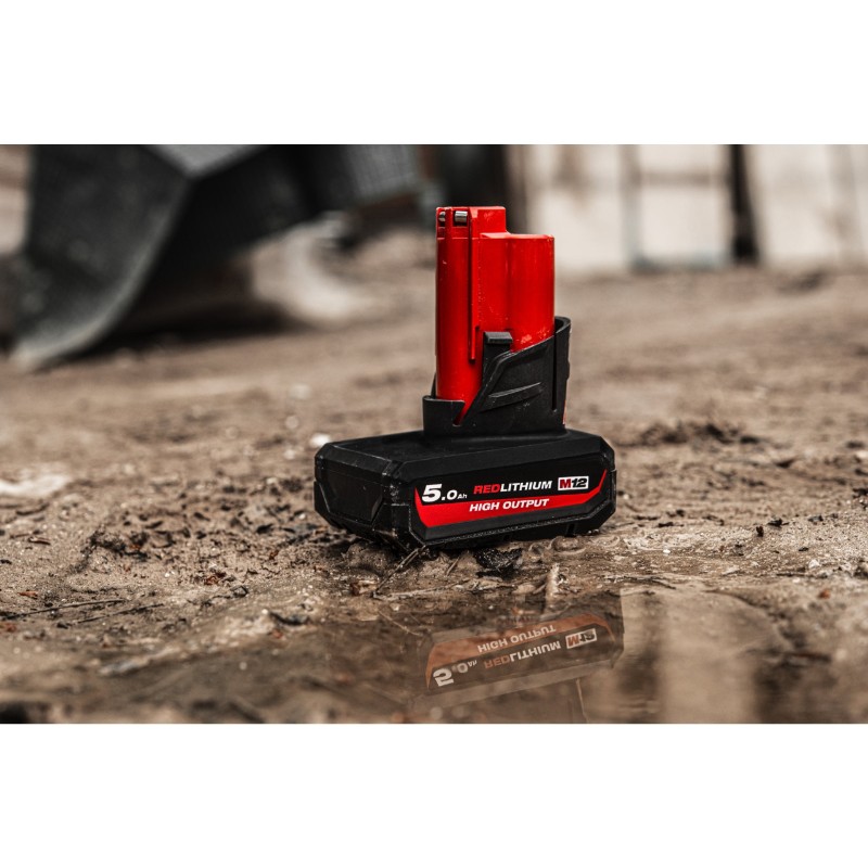 Milwaukee M12 HB5 12V 5.0Ah HIGH OUTPUT Battery - photo 3