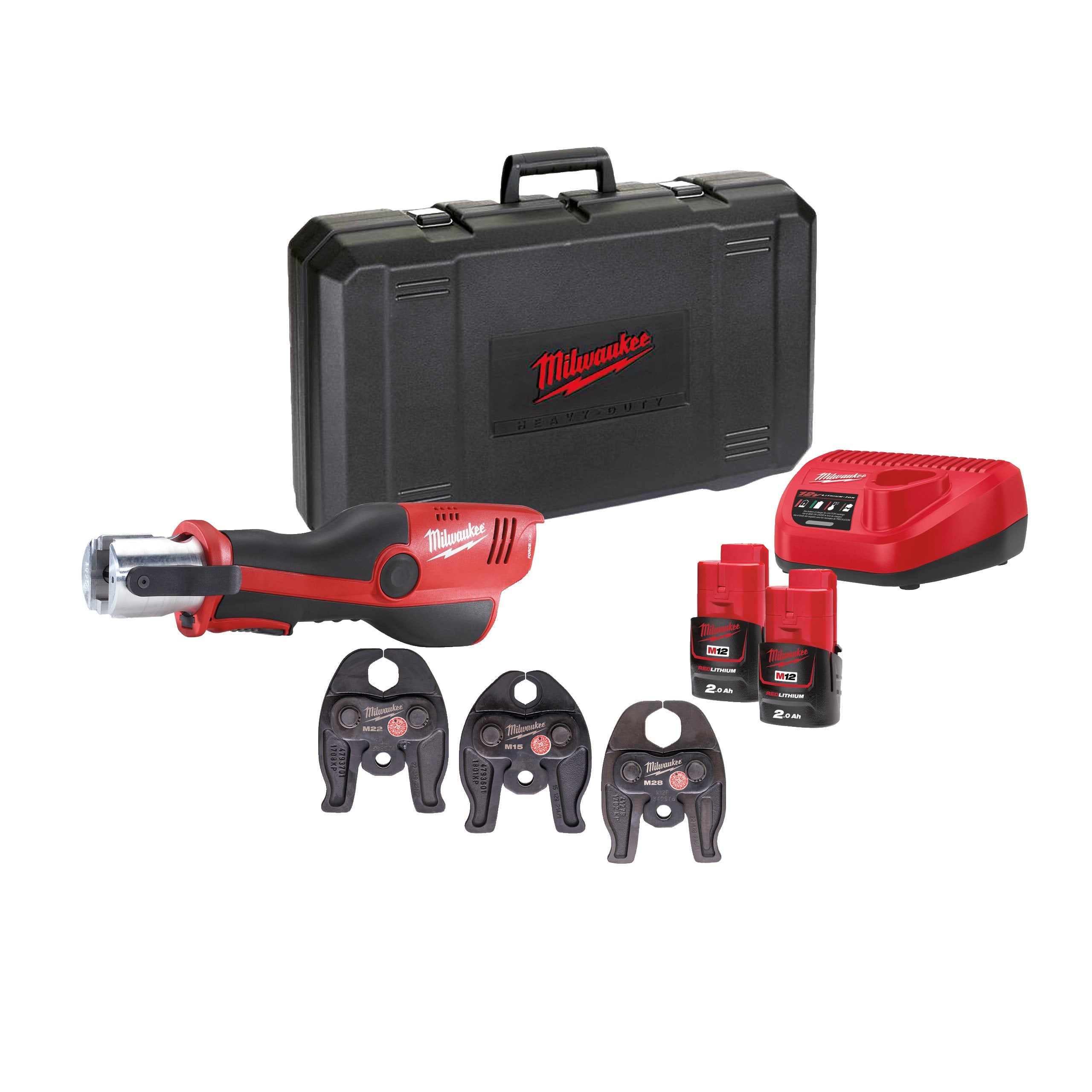 Milwaukee M12HPT-202CM-SET M12hpt-202c M-Set Press Tool M In2