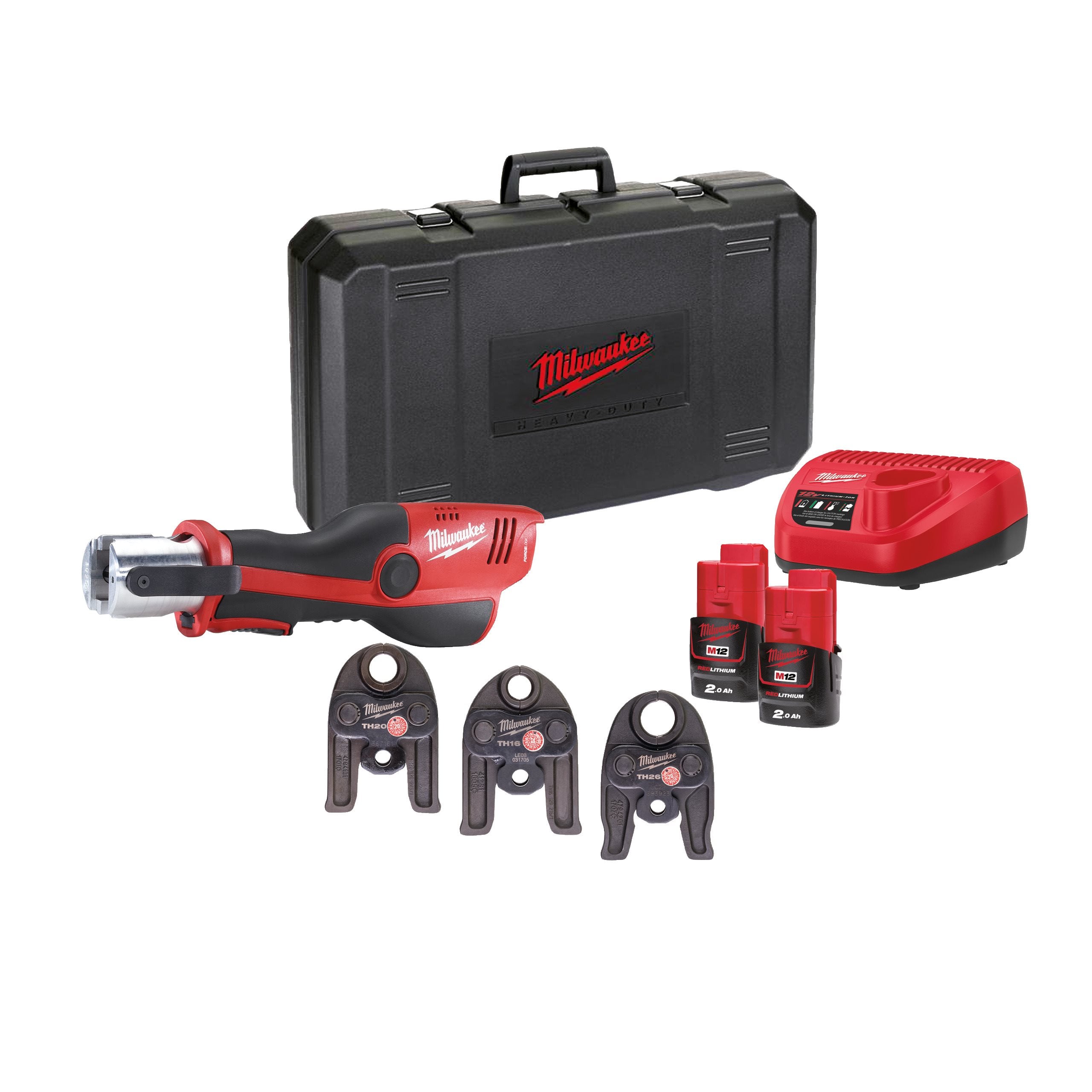 Milwaukee M12HPT-202CTH-SET M12hpt-202c Th-Set Press Tool In2
