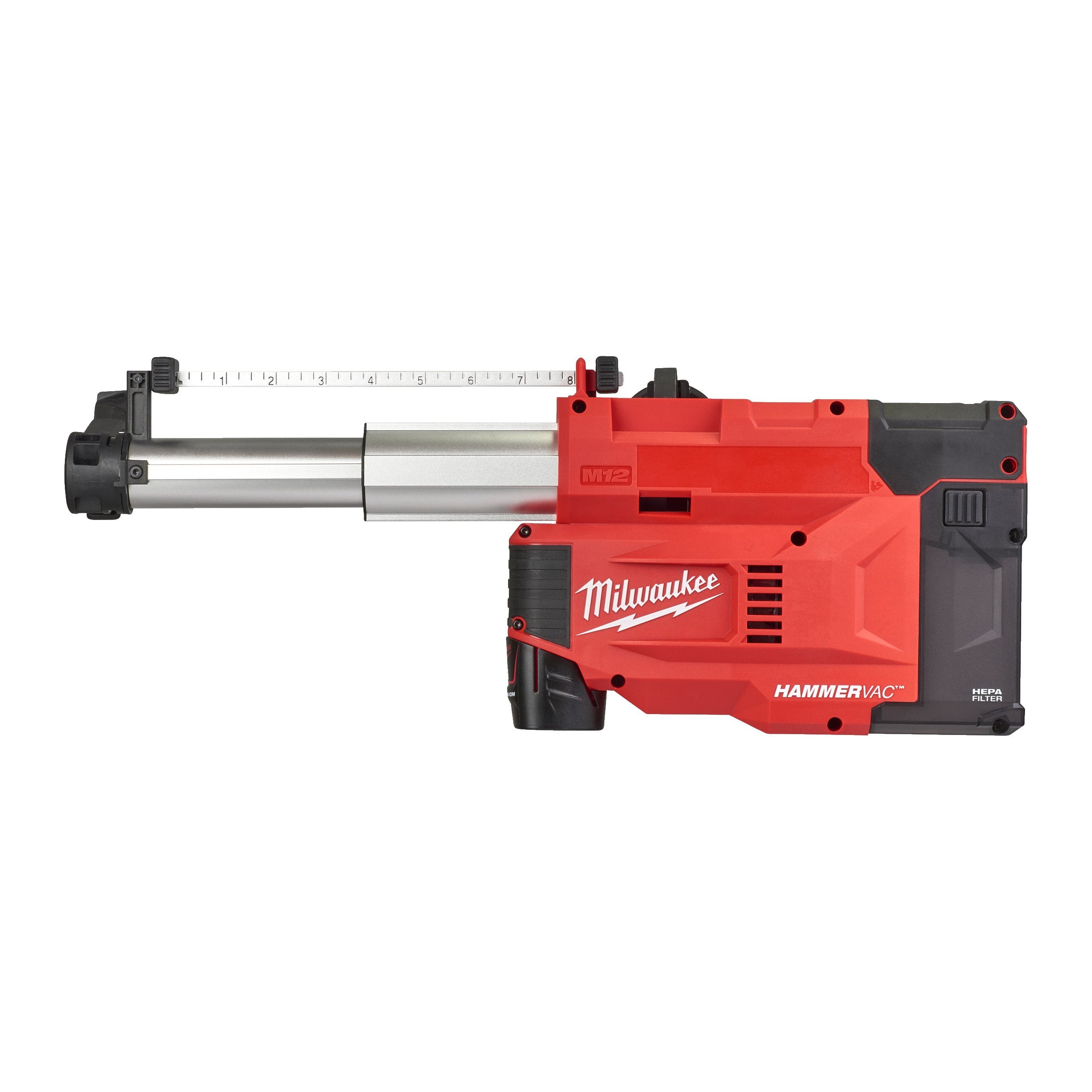 Milwaukee M12UDEL-201B Gen 2 Univ. Dust Extr.for Sds+ Hammers