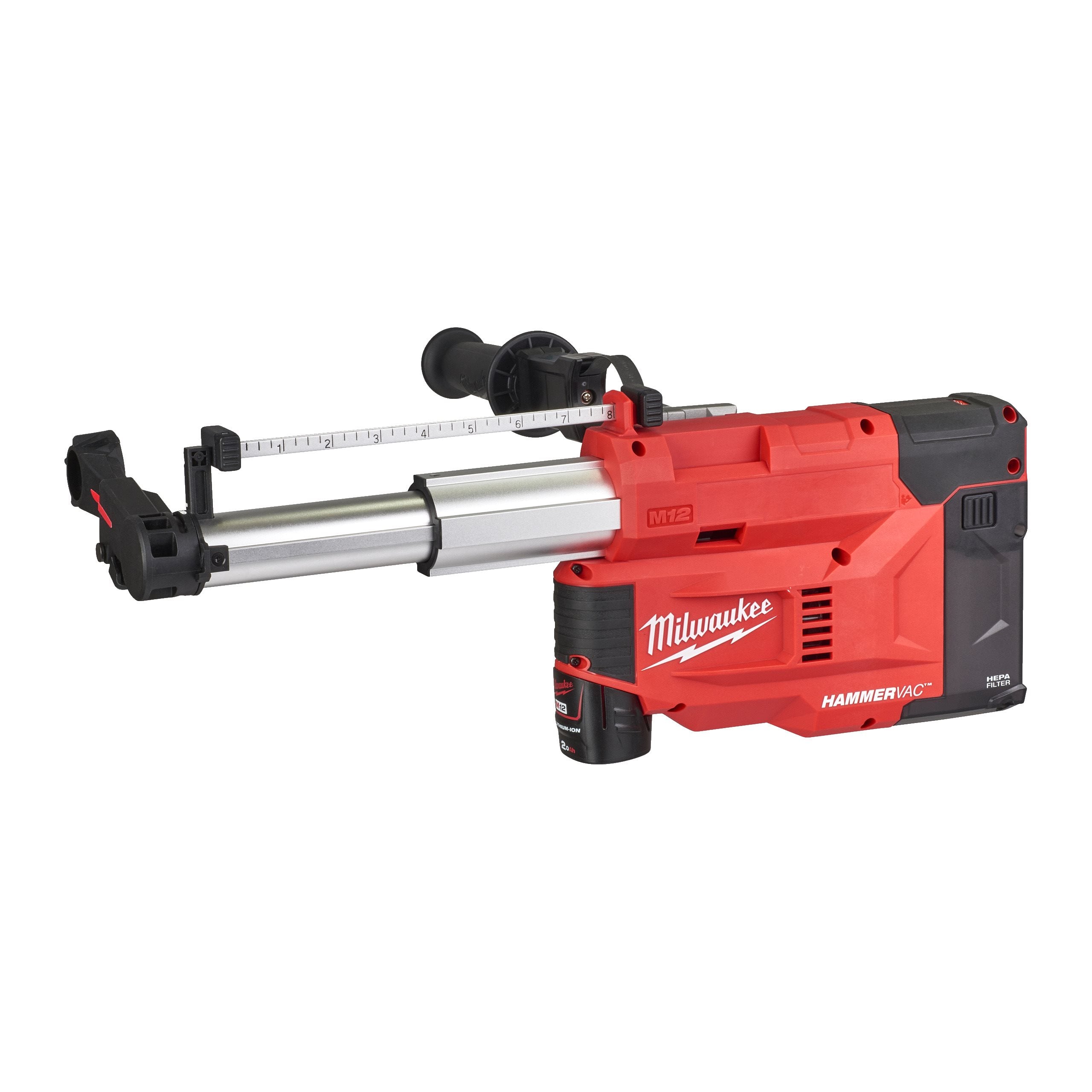 Milwaukee M12UDEL-201B Gen 2 Univ. Dust Extr.for Sds+ Hammers - photo 2