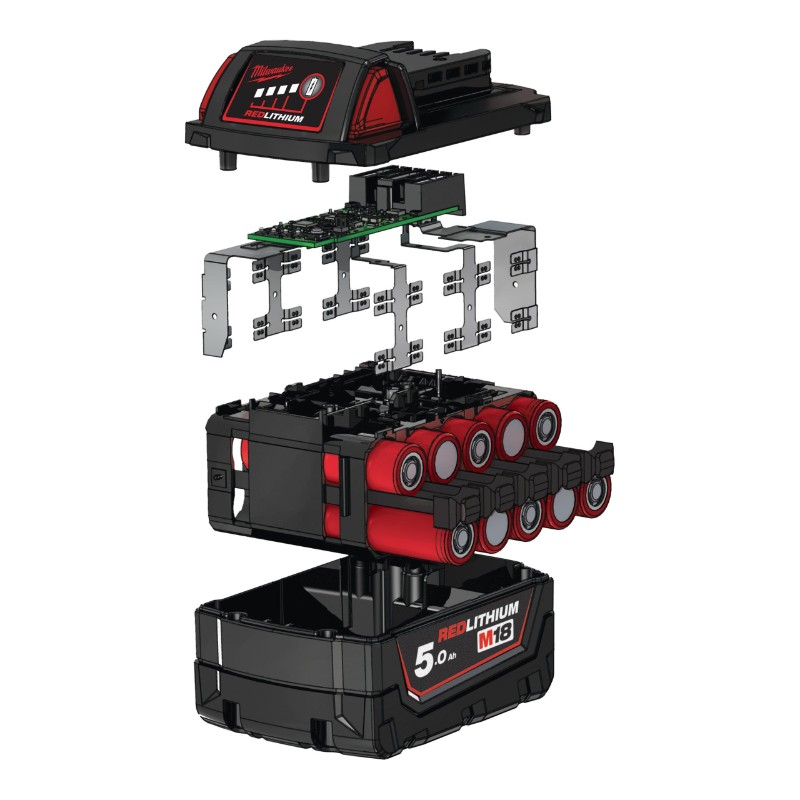 Milwaukee M18 B5 18V 5.0Ah REDLITHIUM Battery - photo 3