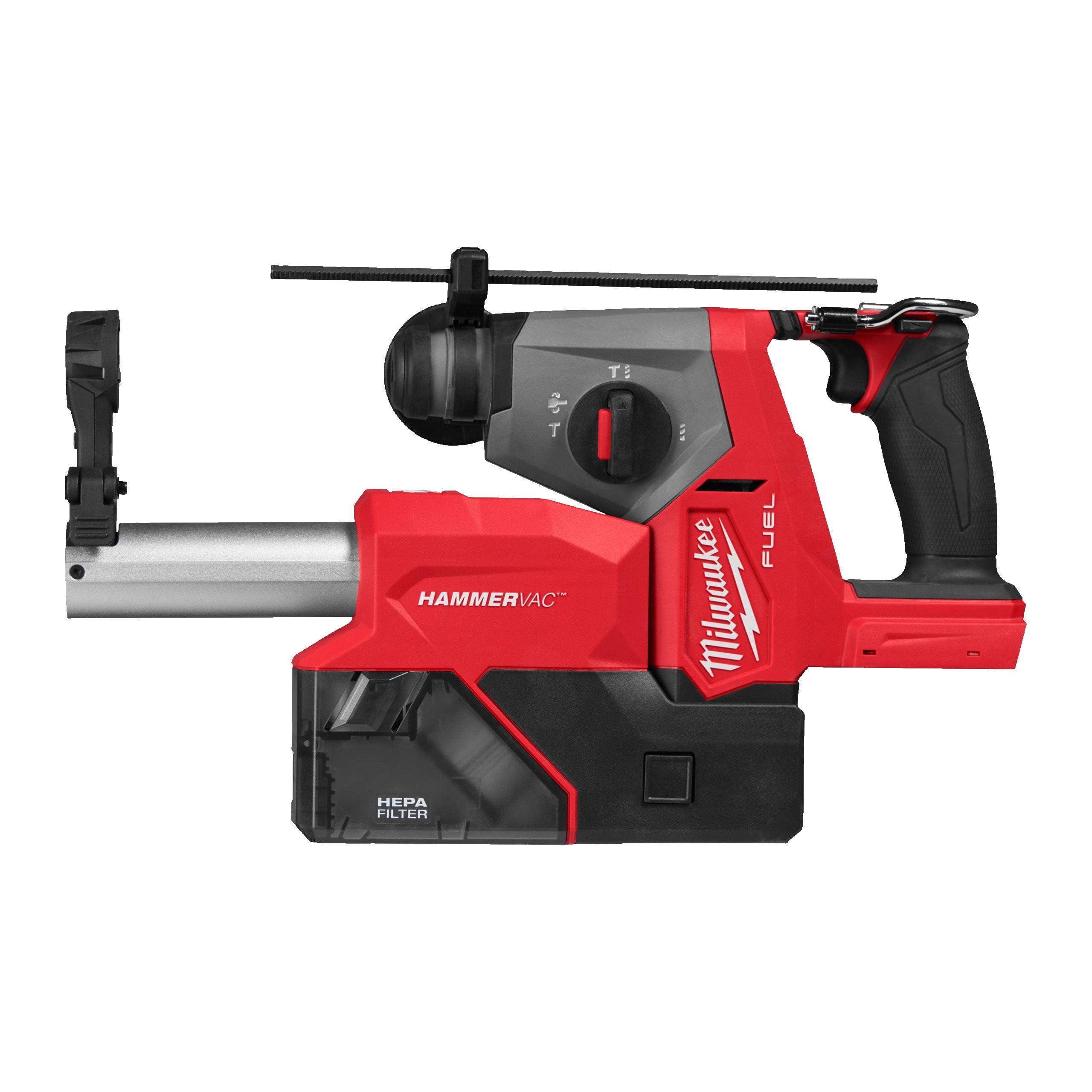 Milwaukee M18 FHACDDE-0C M18™ Fuel™ Compact 16mm Sds-Plus Hammer + M18 Dedicated Dust Extractor For Compact 16mm Sds-Plus Hammers In Hdbox