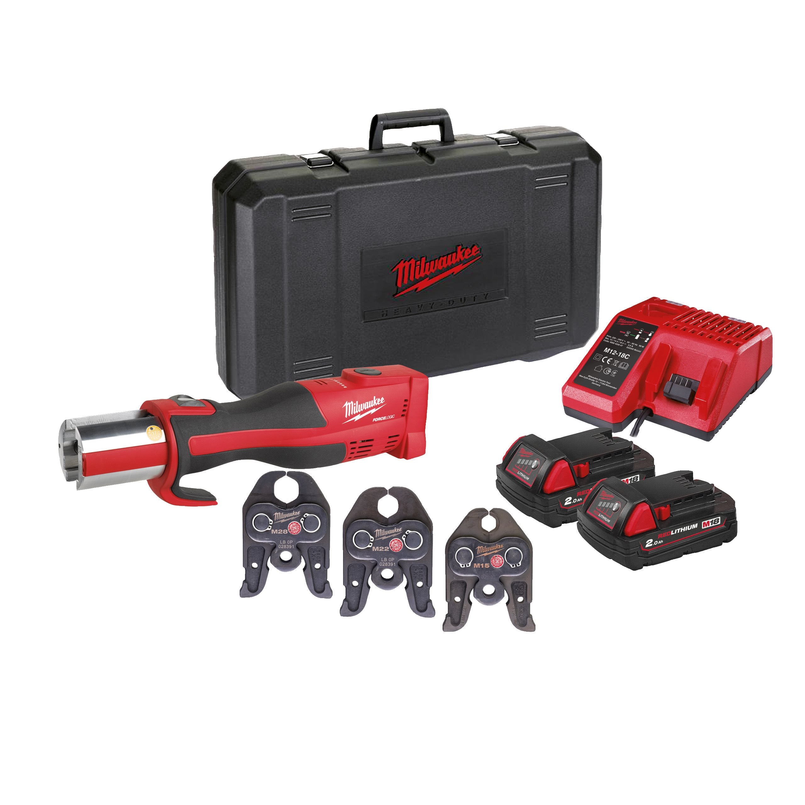 Milwaukee M18BLHPT-202CM-SET M18blhpt-202c M-Set Brushl.presstool In2